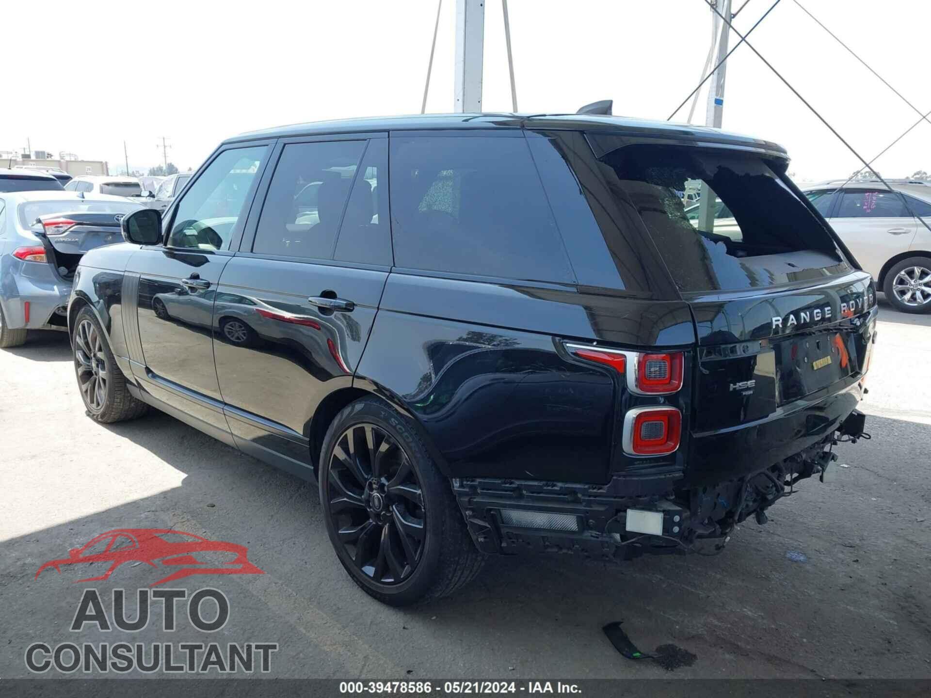 LAND ROVER RANGE ROVER 2020 - SALGS2SE2LA573437