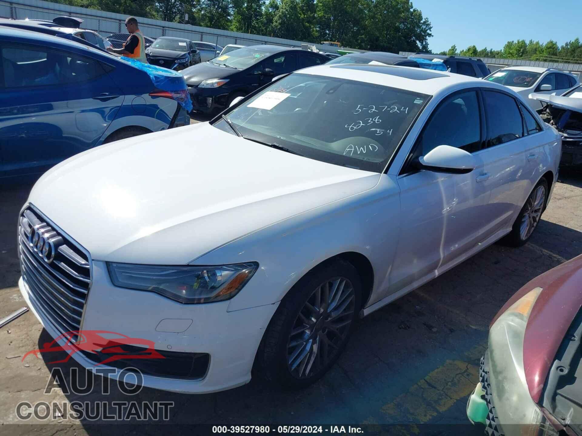 AUDI A6 2016 - WAUCFAFC2GN088238