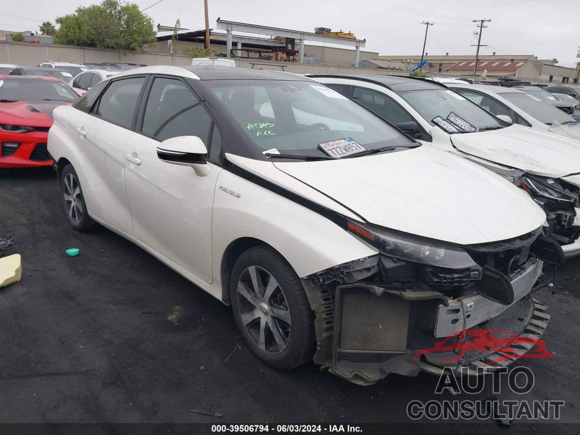 TOYOTA MIRAI 2017 - JTDBVRBD5HA002380
