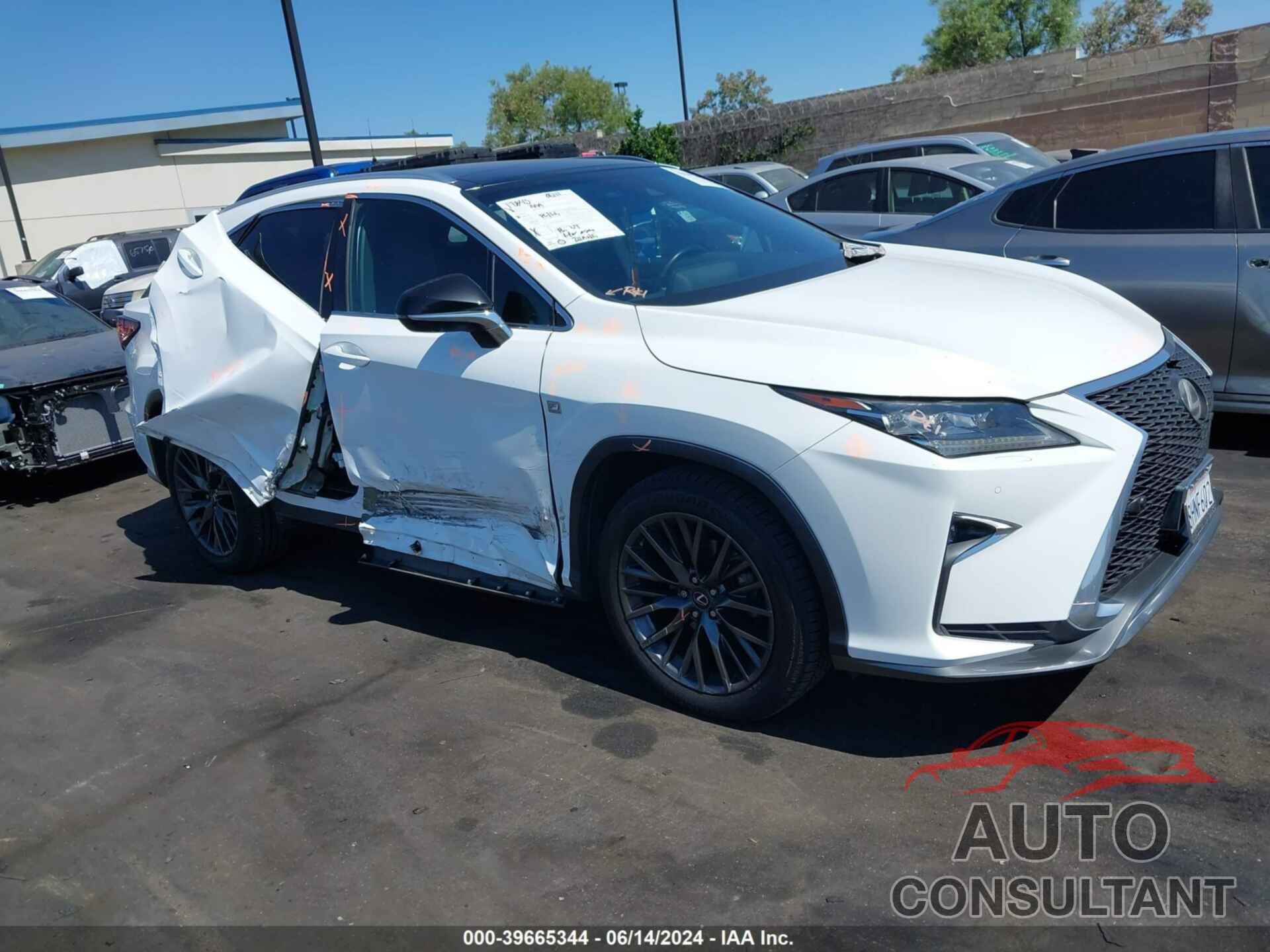 LEXUS RX 350 2016 - 2T2BZMCA7GC023846