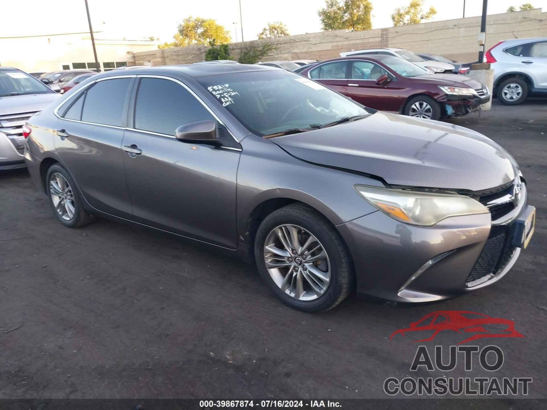 TOYOTA CAMRY 2016 - 4T1BF1FK8GU137935