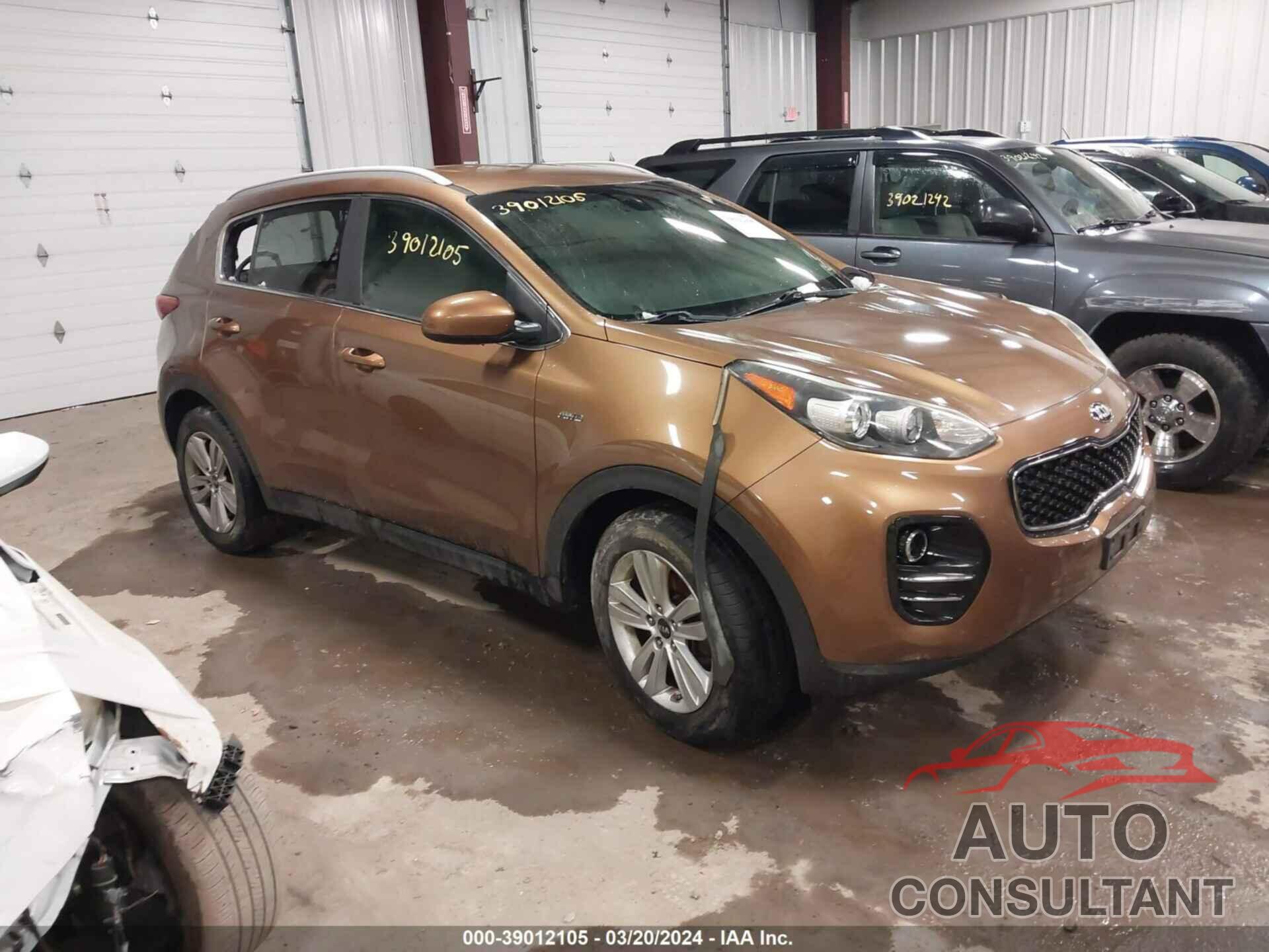 KIA SPORTAGE 2017 - KNDPMCAC1H7101872