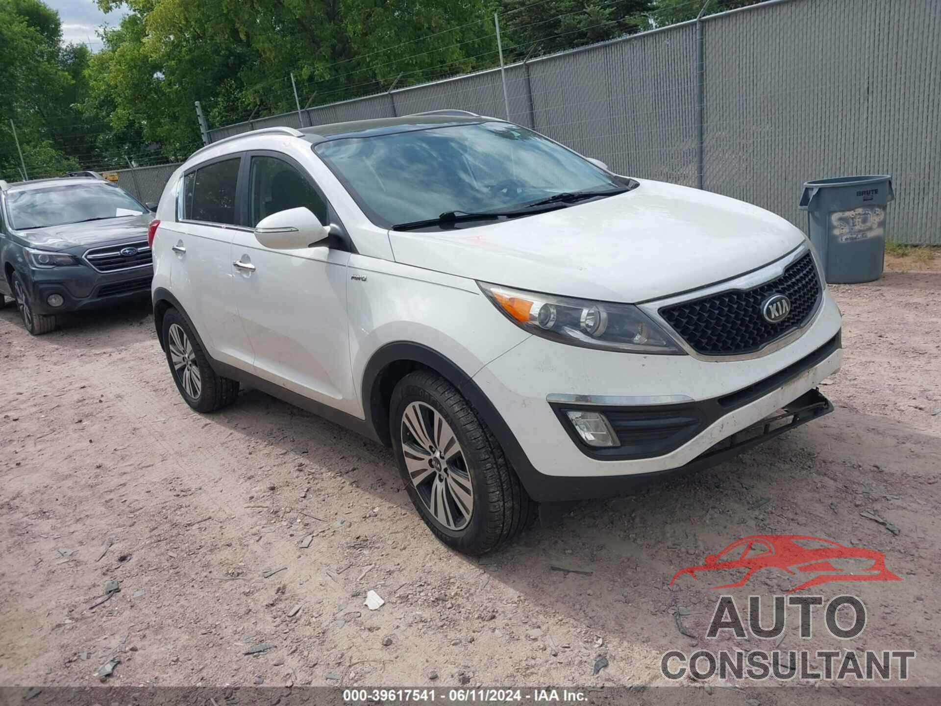 KIA SPORTAGE 2016 - KNDPCCAC3G7860699