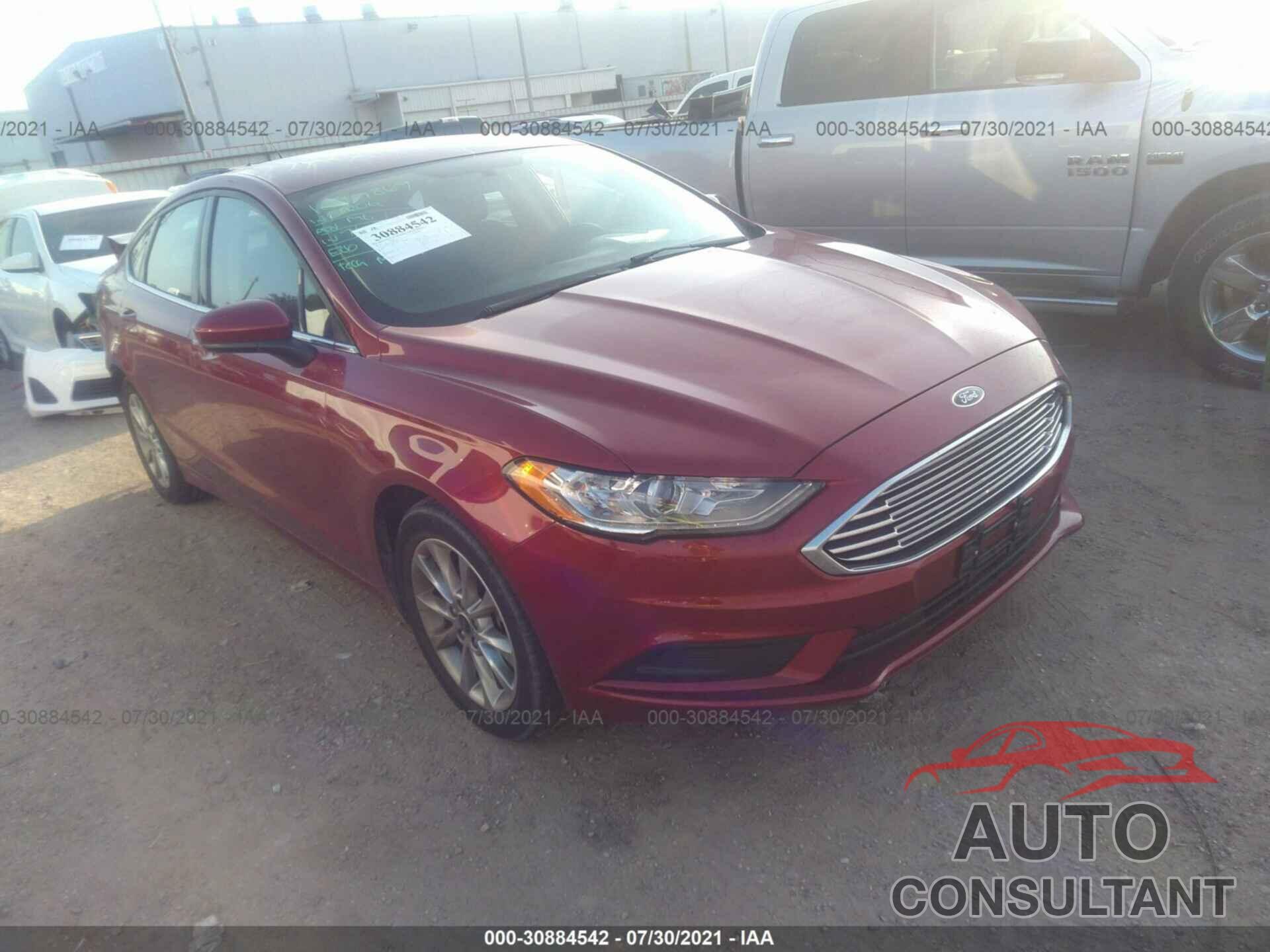 FORD FUSION 2017 - 3FA6P0H71HR372813