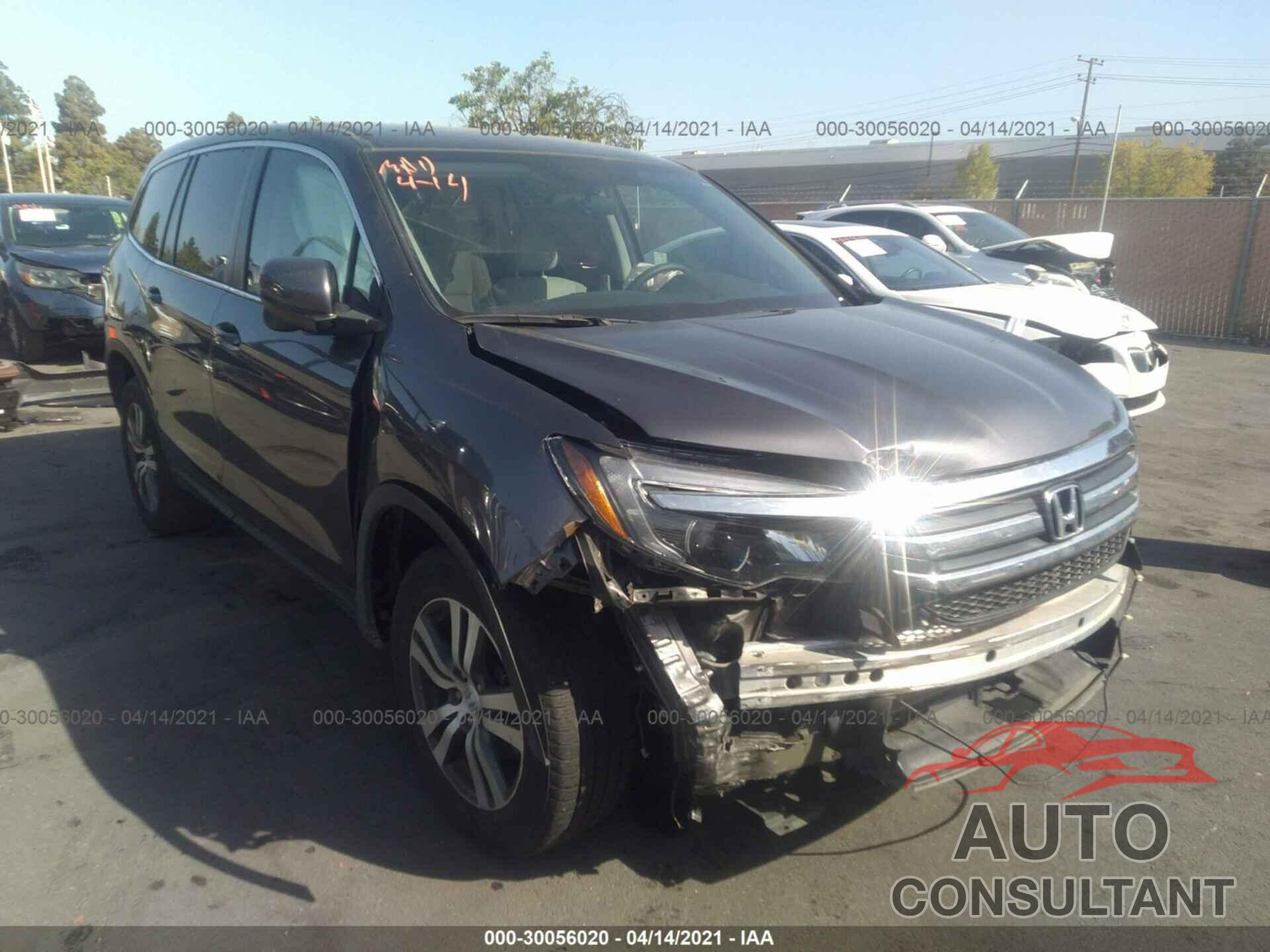 HONDA PILOT 2017 - 5FNYF6H31HB069473