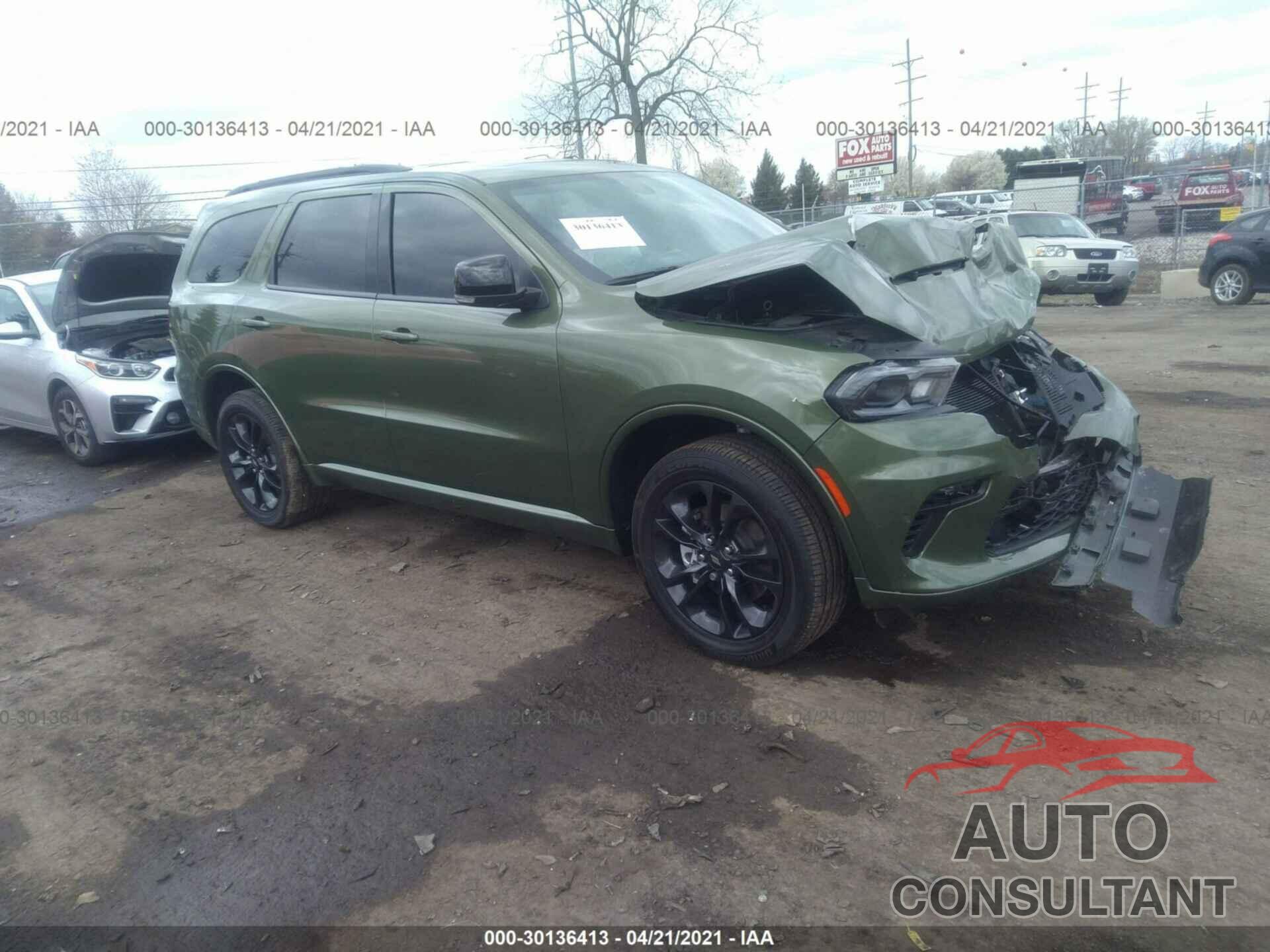 DODGE DURANGO 2021 - 1C4RDJDG6MC558450