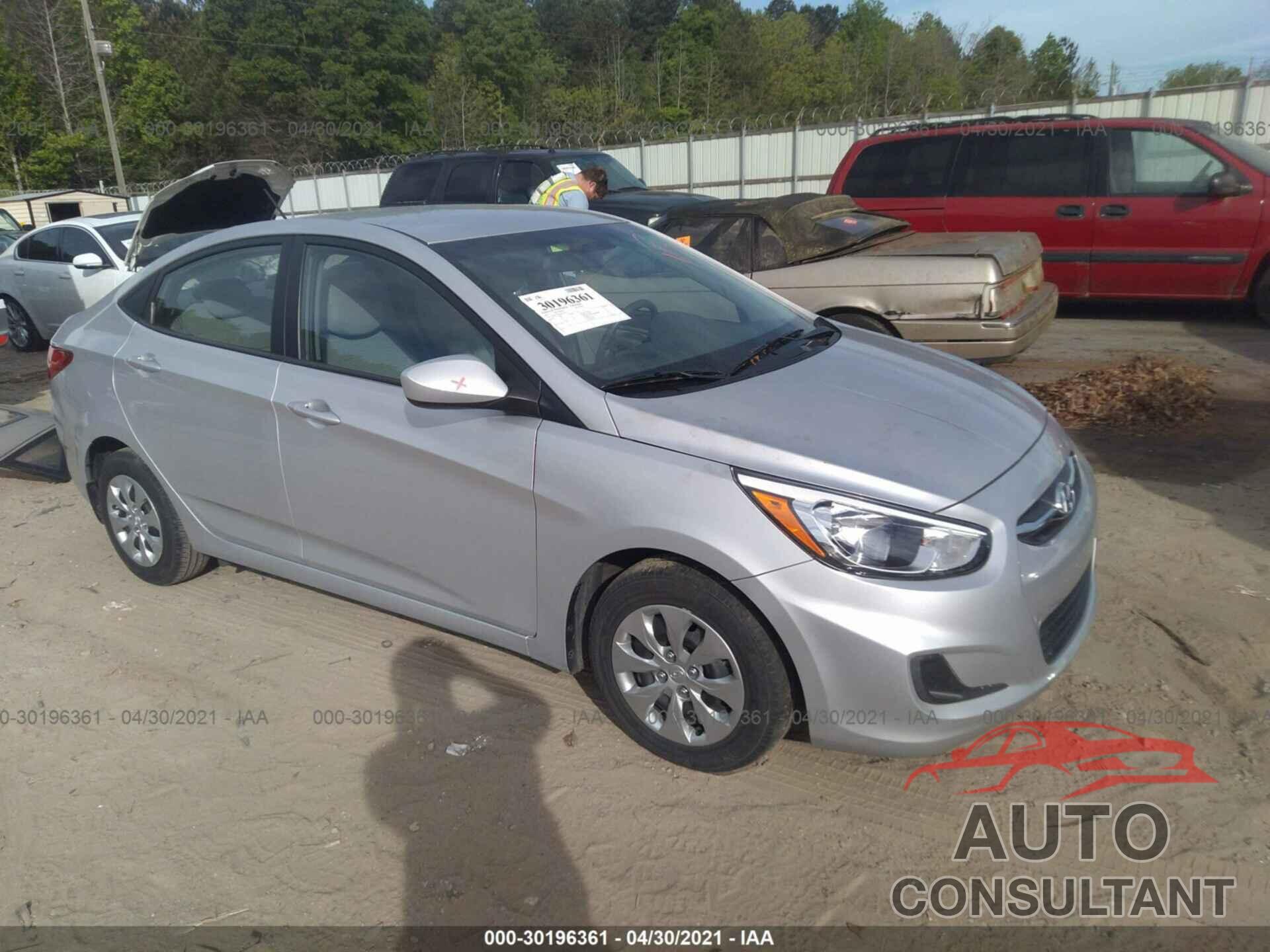 HYUNDAI ACCENT 2017 - KMHCT4AE7HU341935