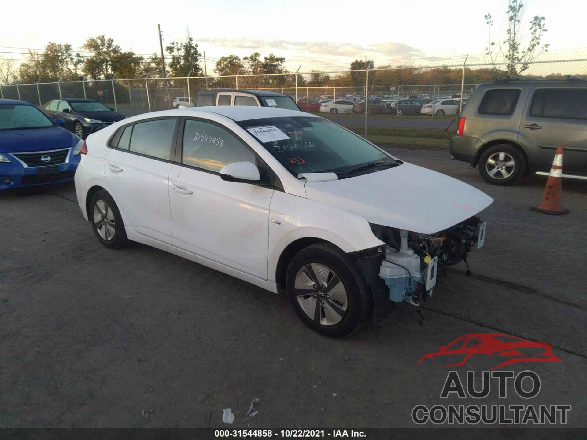 HYUNDAI IONIQ HYBRID 2019 - KMHC65LC7KU180129