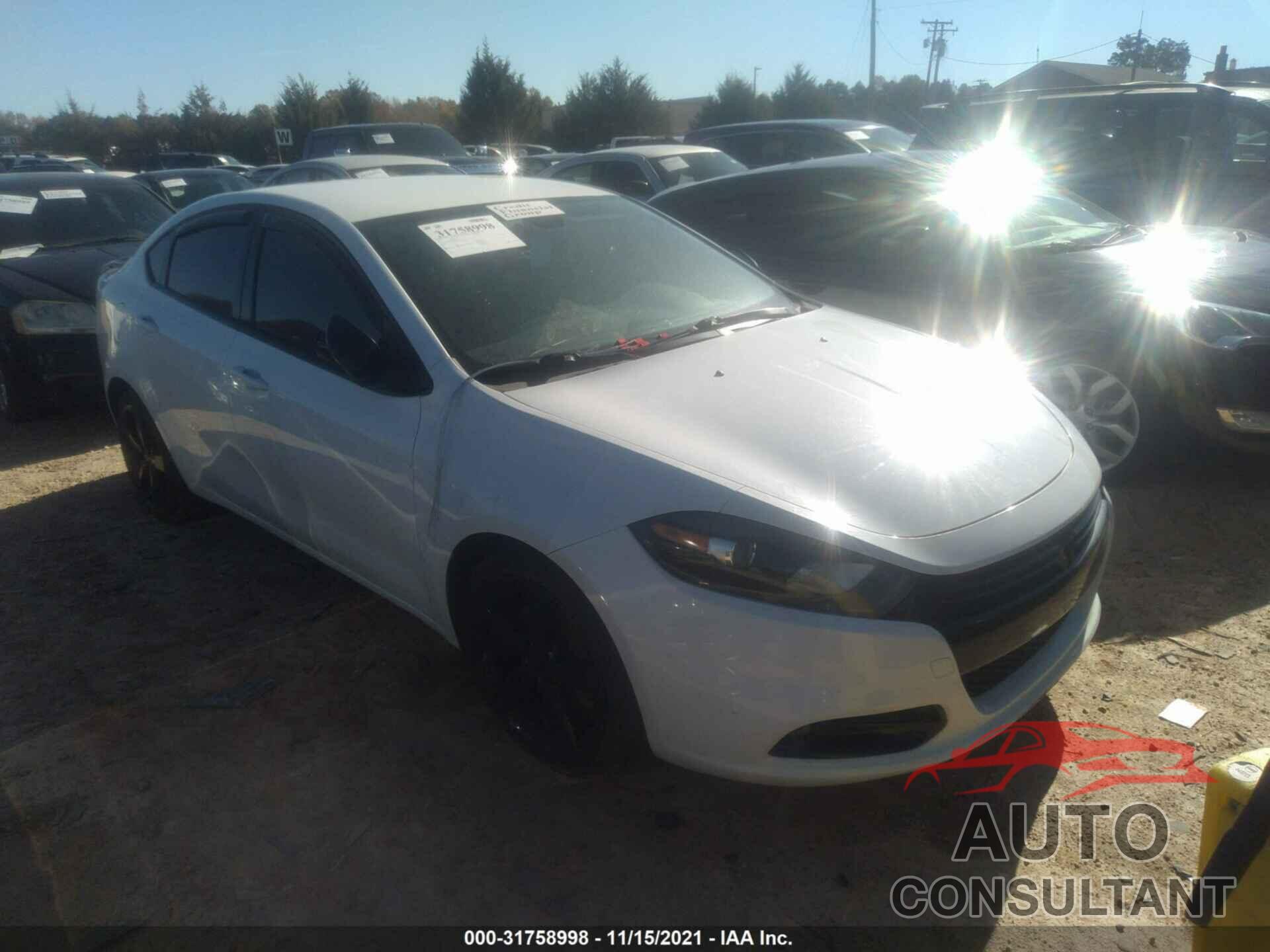 DODGE DART 2016 - 1C3CDFBB9GD504802