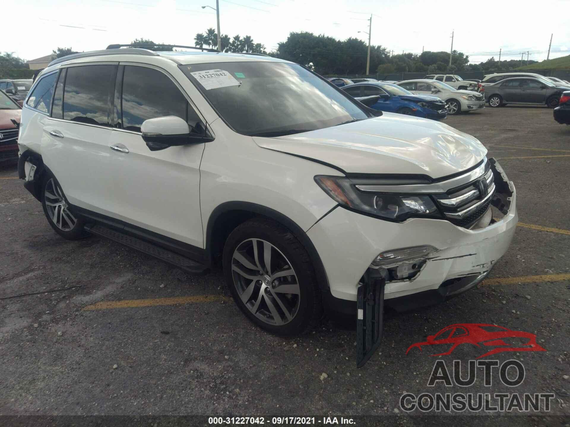 HONDA PILOT 2017 - 5FNYF5H94HB032674