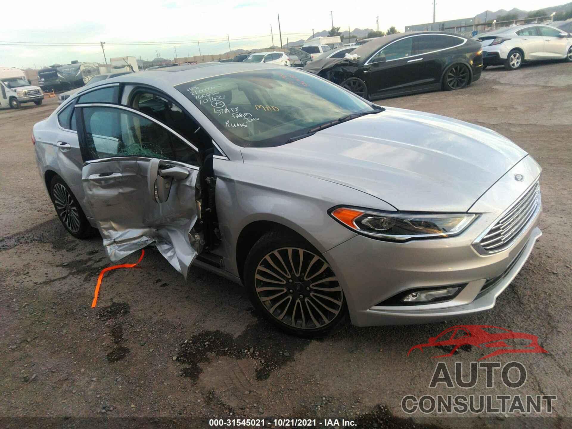 FORD FUSION 2017 - 3FA6P0D94HR264371