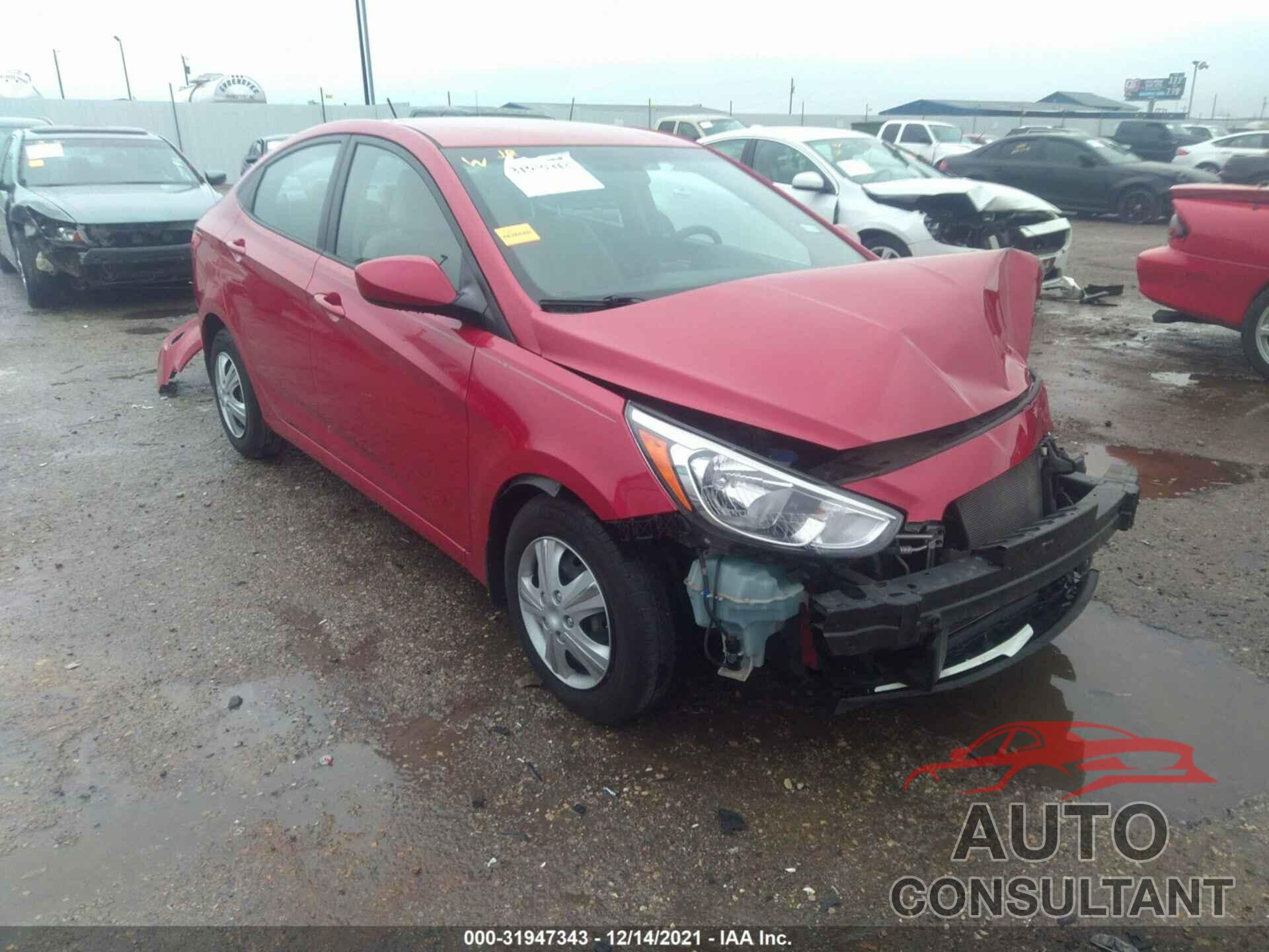 HYUNDAI ACCENT 2016 - KMHCT4AE7GU054934