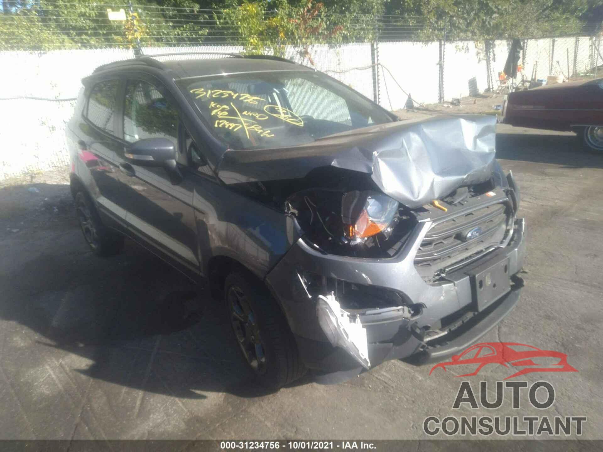 FORD ECOSPORT 2018 - MAJ6P1CL8JC184790