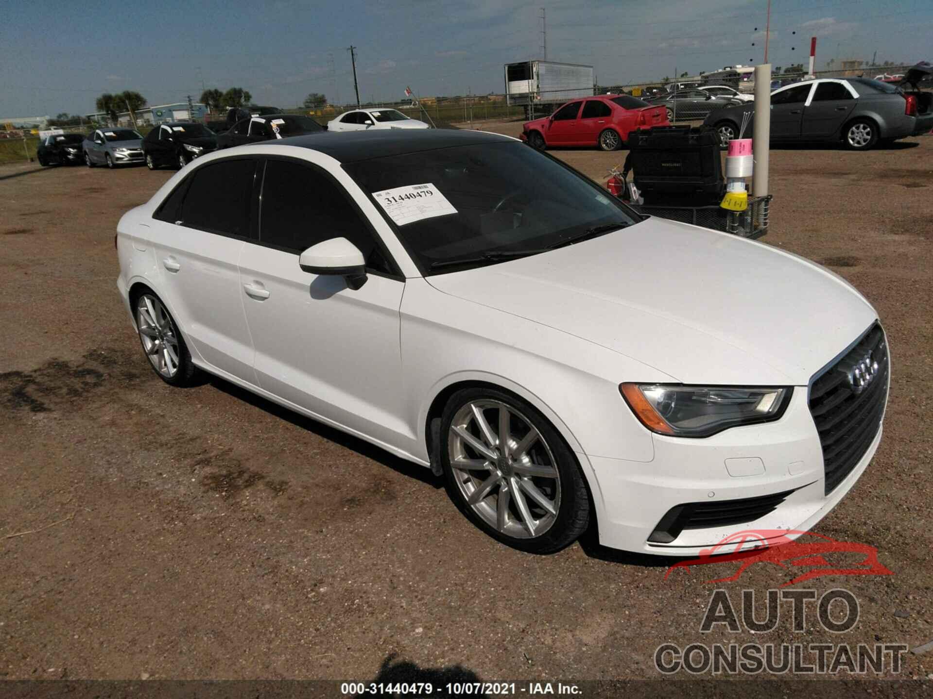 AUDI A3 2016 - WAUB8GFF8G1069347