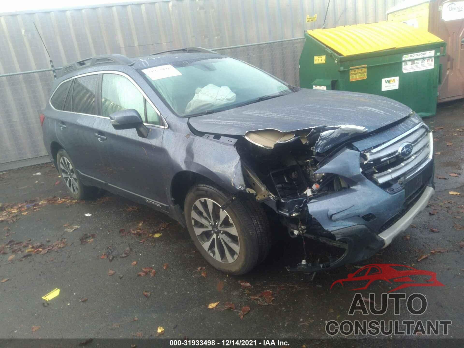 SUBARU OUTBACK 2017 - 4S4BSENC4H3435659