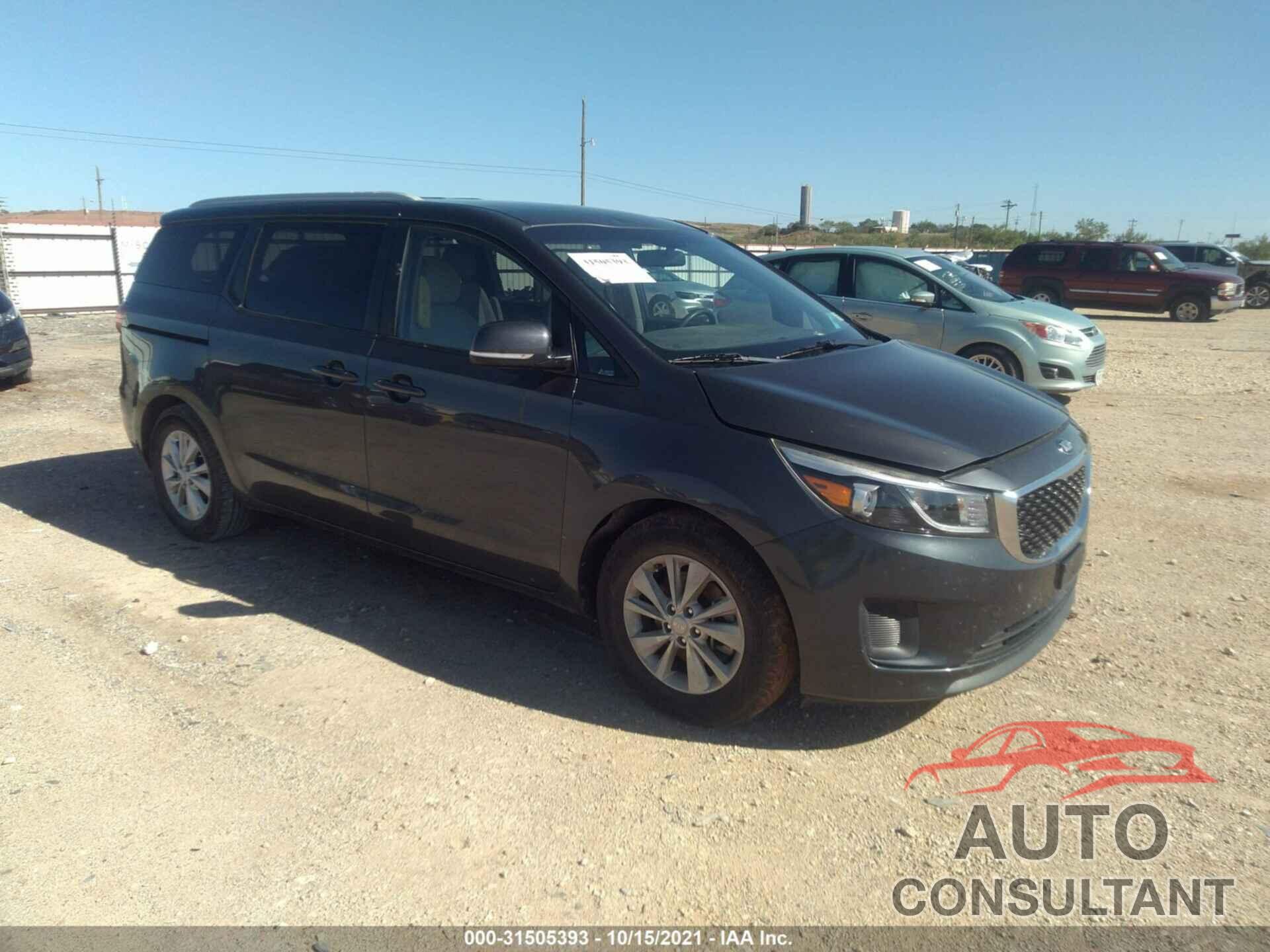 KIA SEDONA 2016 - KNDMB5C10G6134818