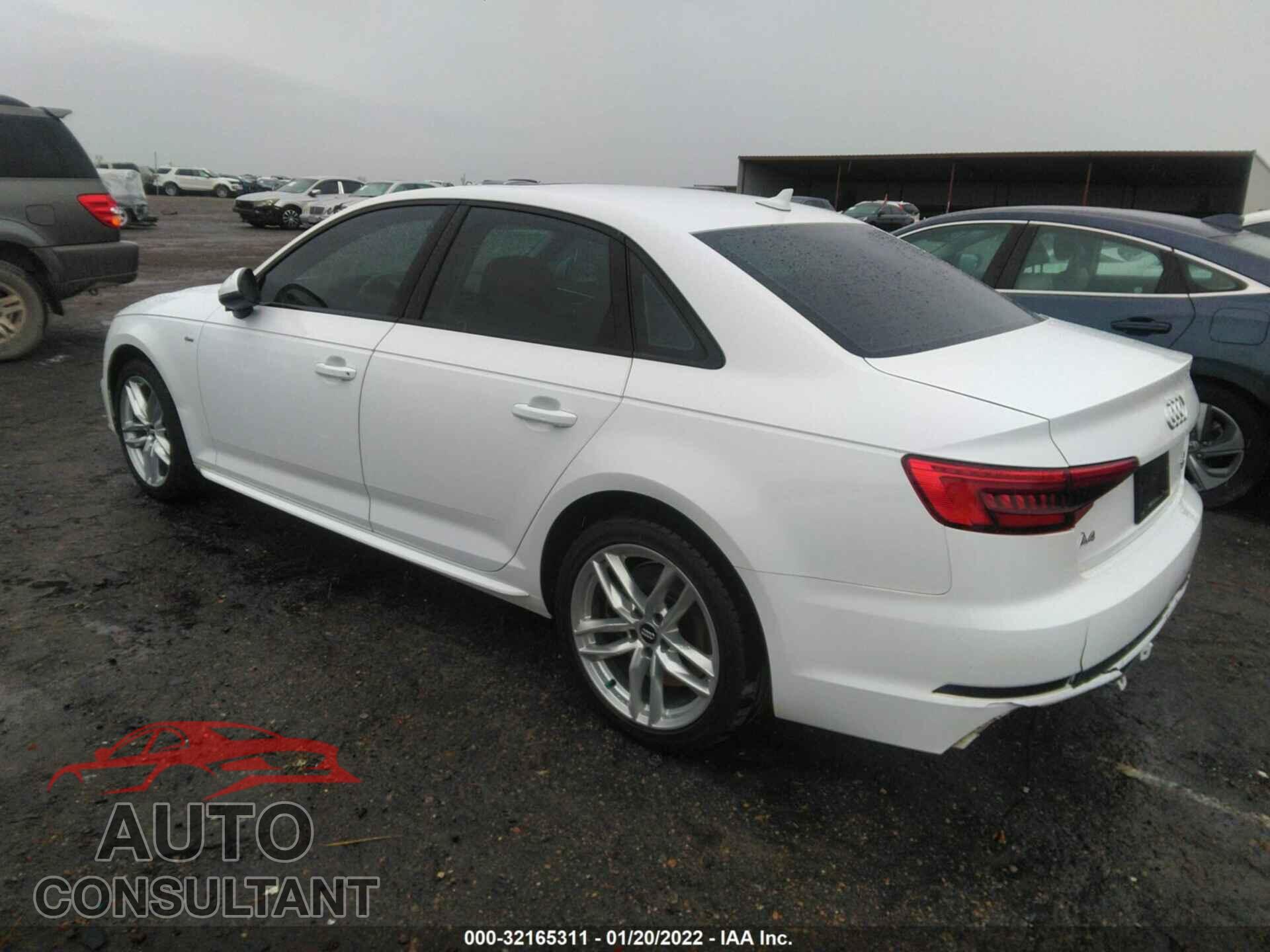 AUDI A4 2017 - WAUDNAF42HN055032