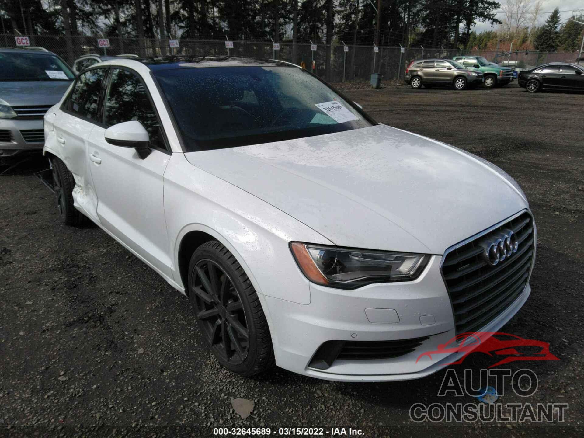 AUDI A3 2016 - WAUB8GFF2G1082658