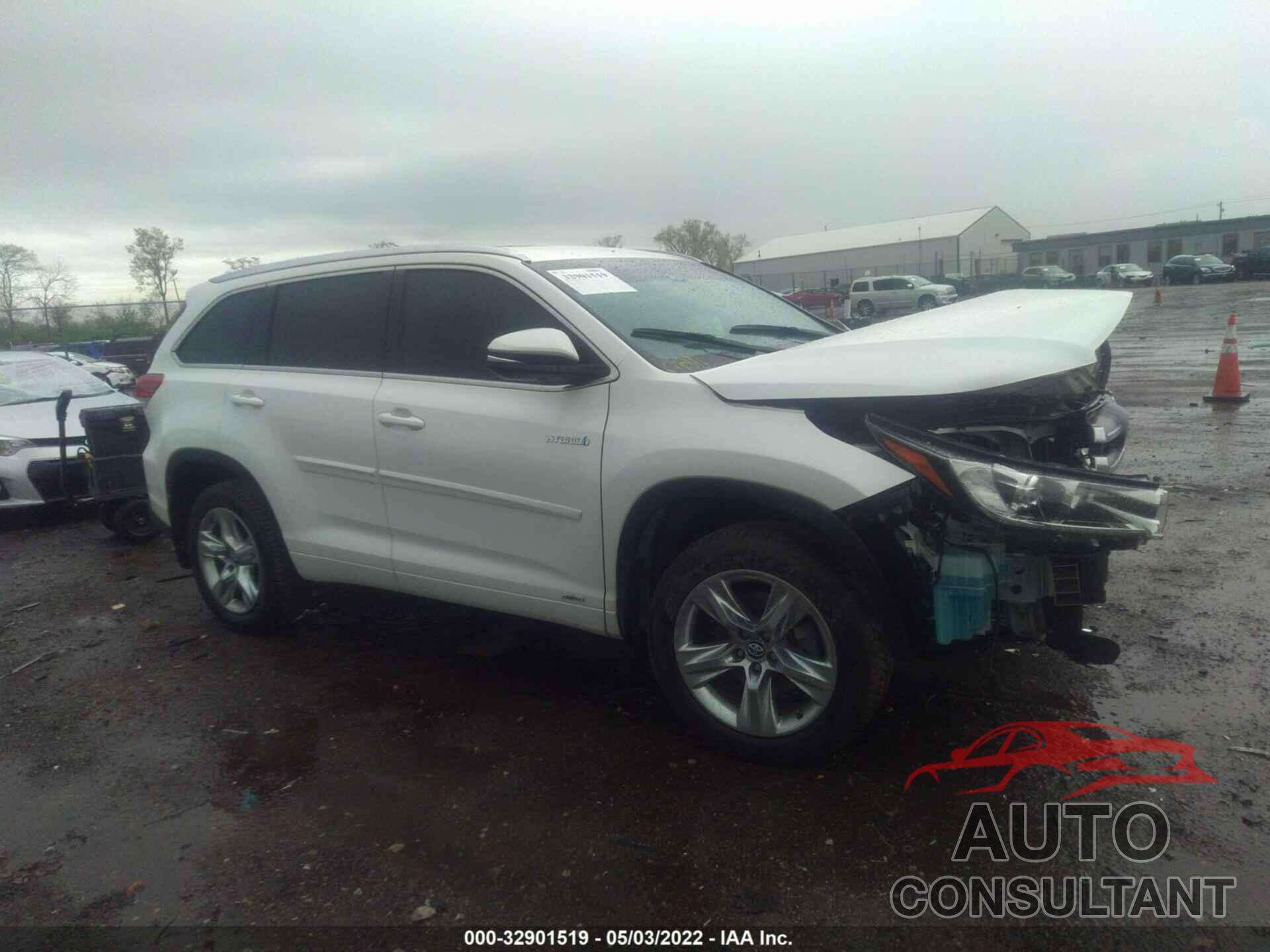 TOYOTA HIGHLANDER 2019 - 5TDDGRFH6KS055972
