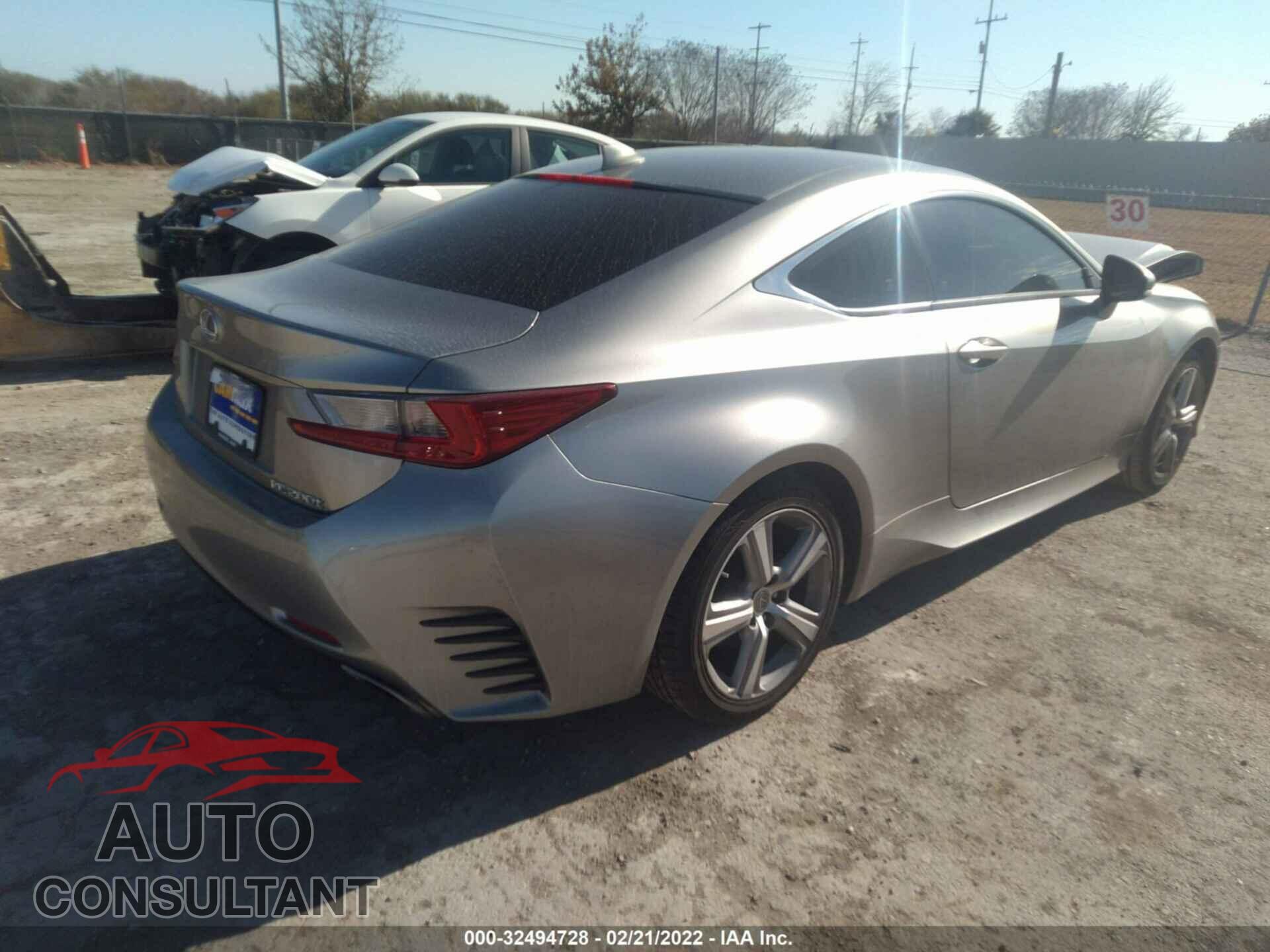 LEXUS RC 200T 2016 - JTHHA5BC6G5000763