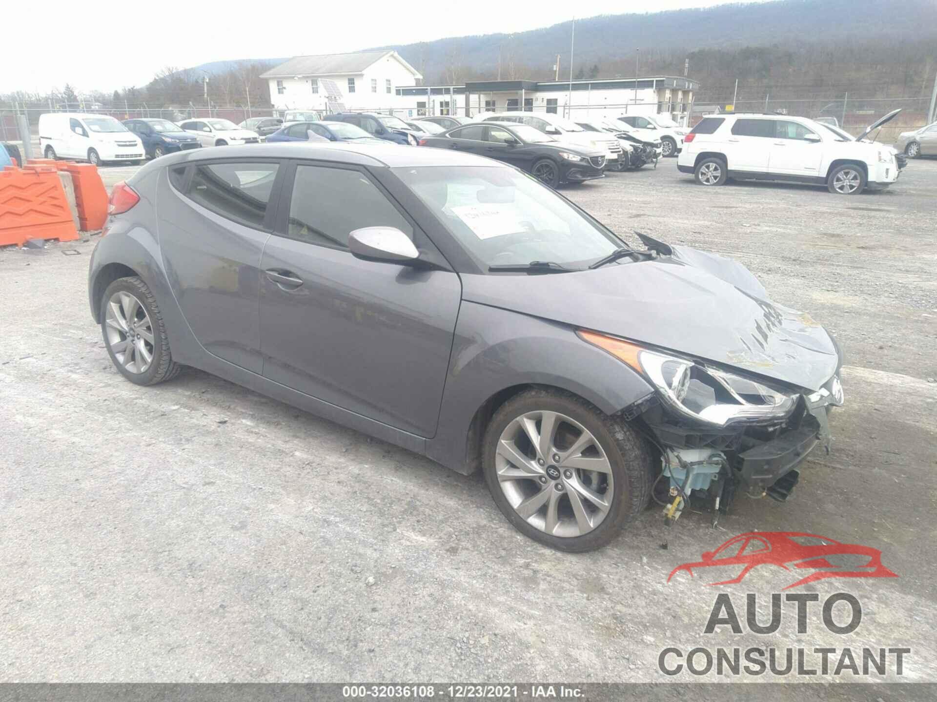 HYUNDAI VELOSTER 2017 - KMHTC6AD9HU311936