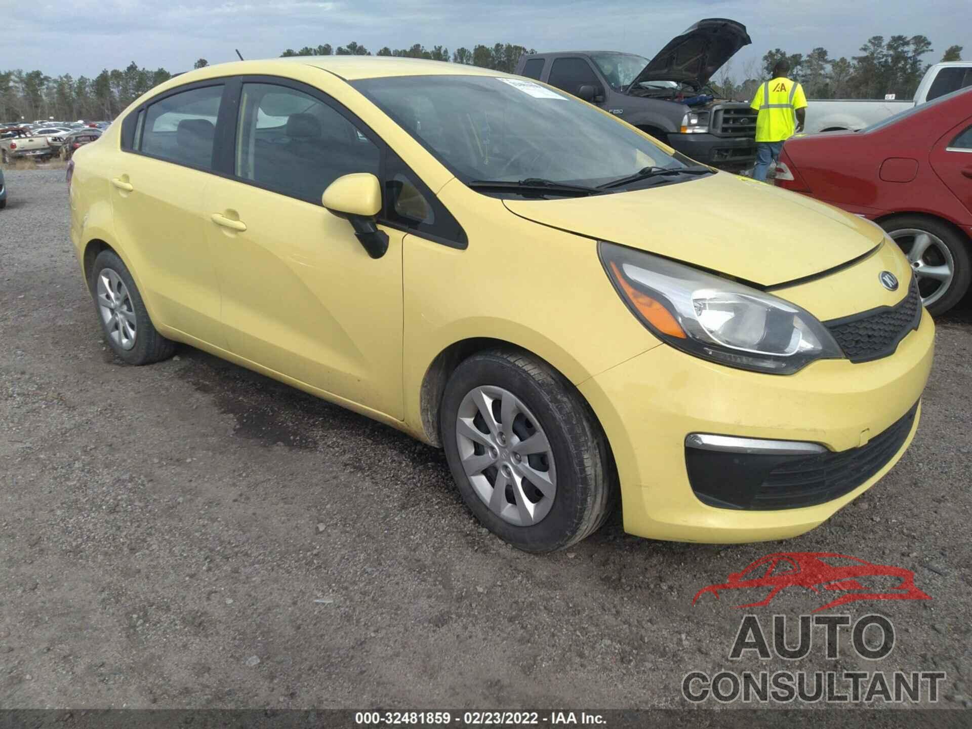 KIA RIO 2016 - KNADM4A32G6657781