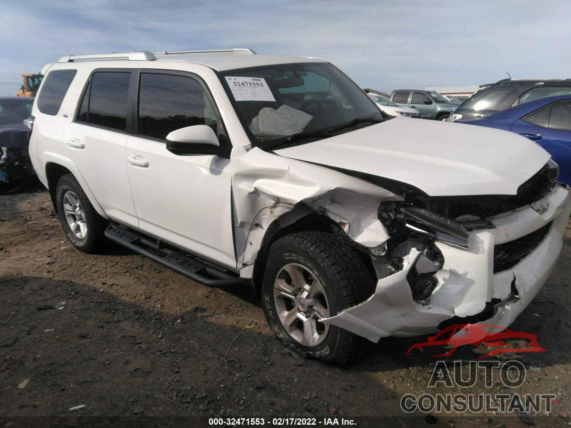 TOYOTA 4RUNNER 2017 - JTEBU5JR8H5462193