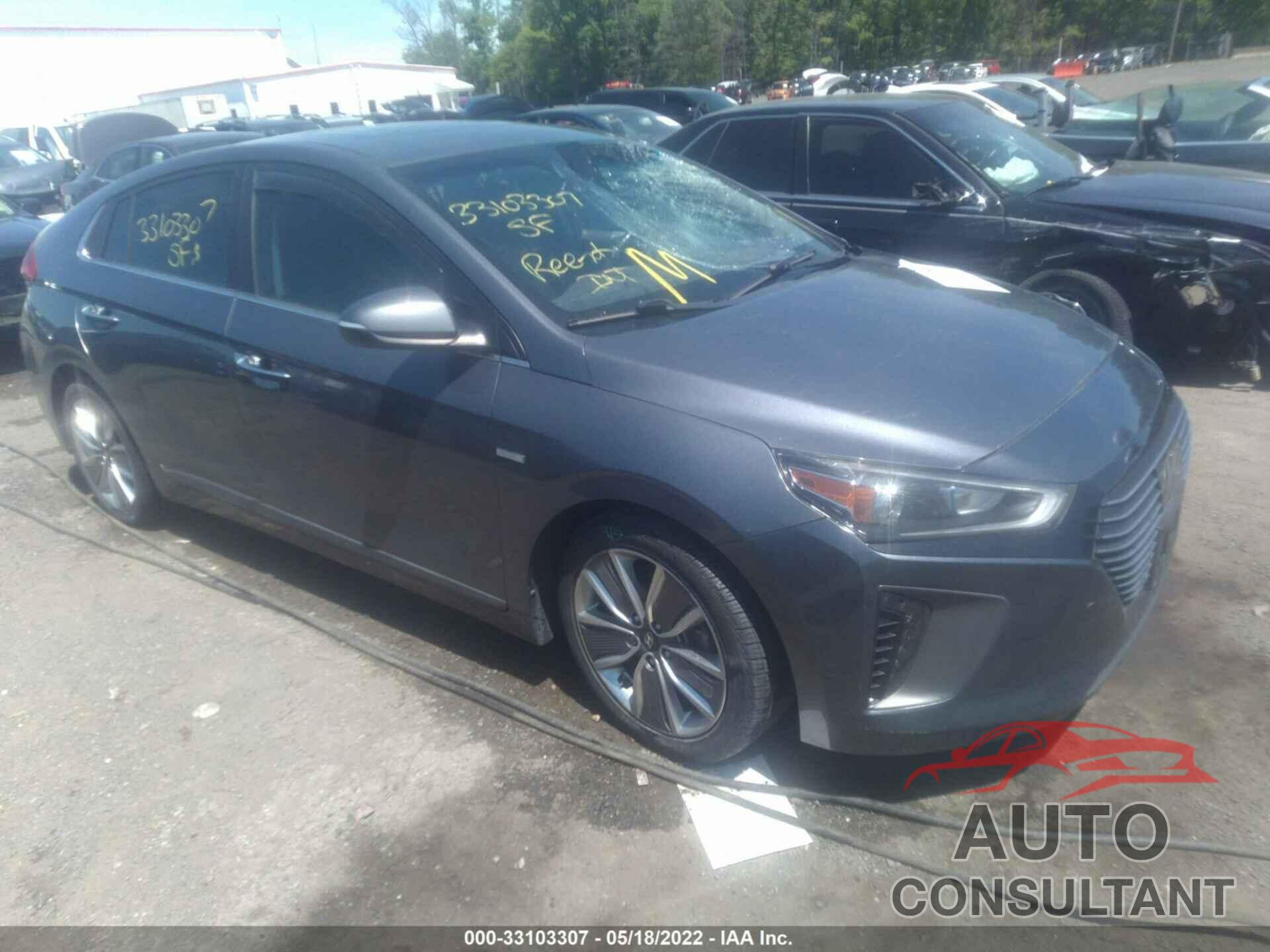 HYUNDAI IONIQ HYBRID 2017 - KMHC05LC9HU029254