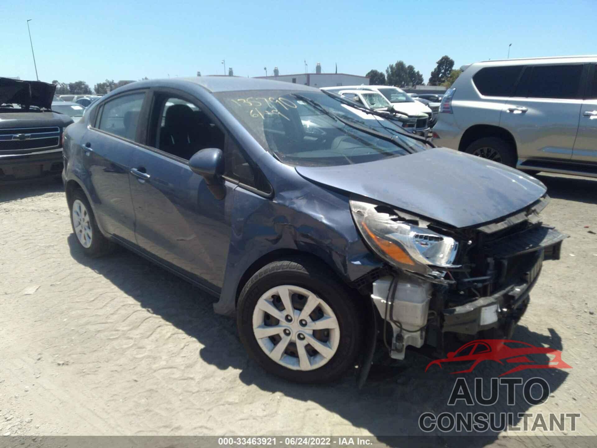 KIA RIO 2016 - KNADM4A37G6678075