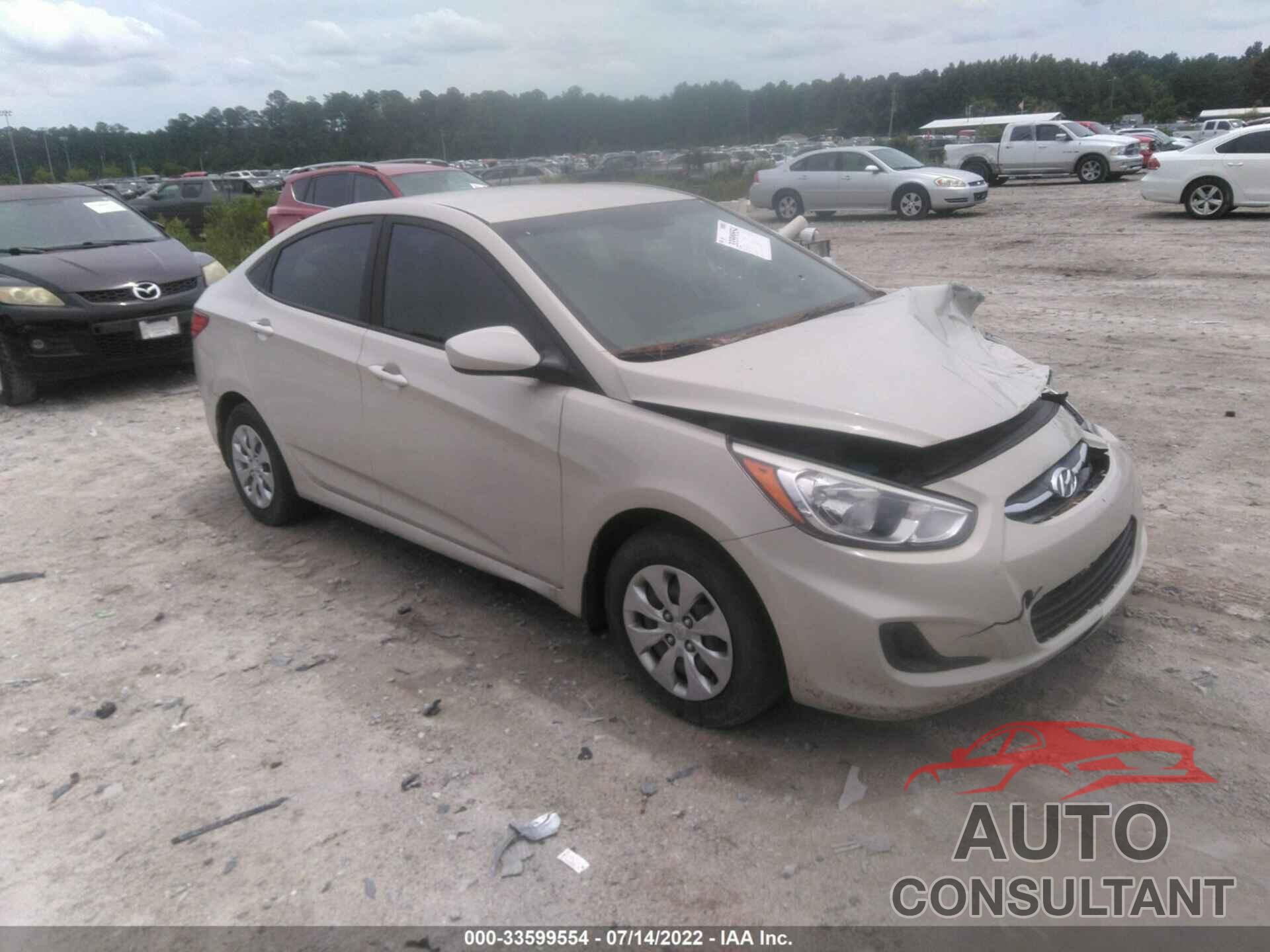 HYUNDAI ACCENT 2016 - KMHCT4AE3GU161611