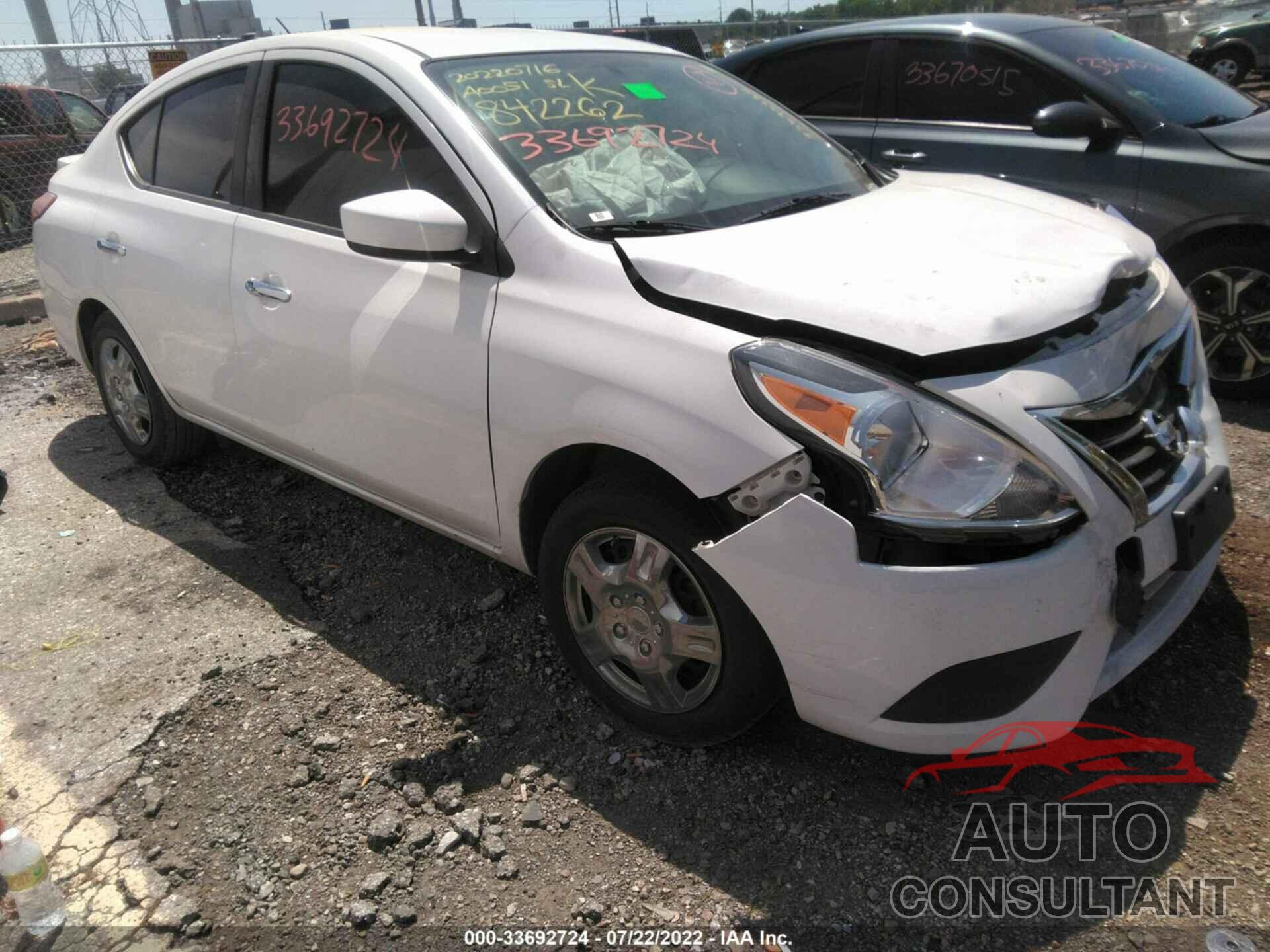 NISSAN VERSA 2016 - 3N1CN7AP4GL842262