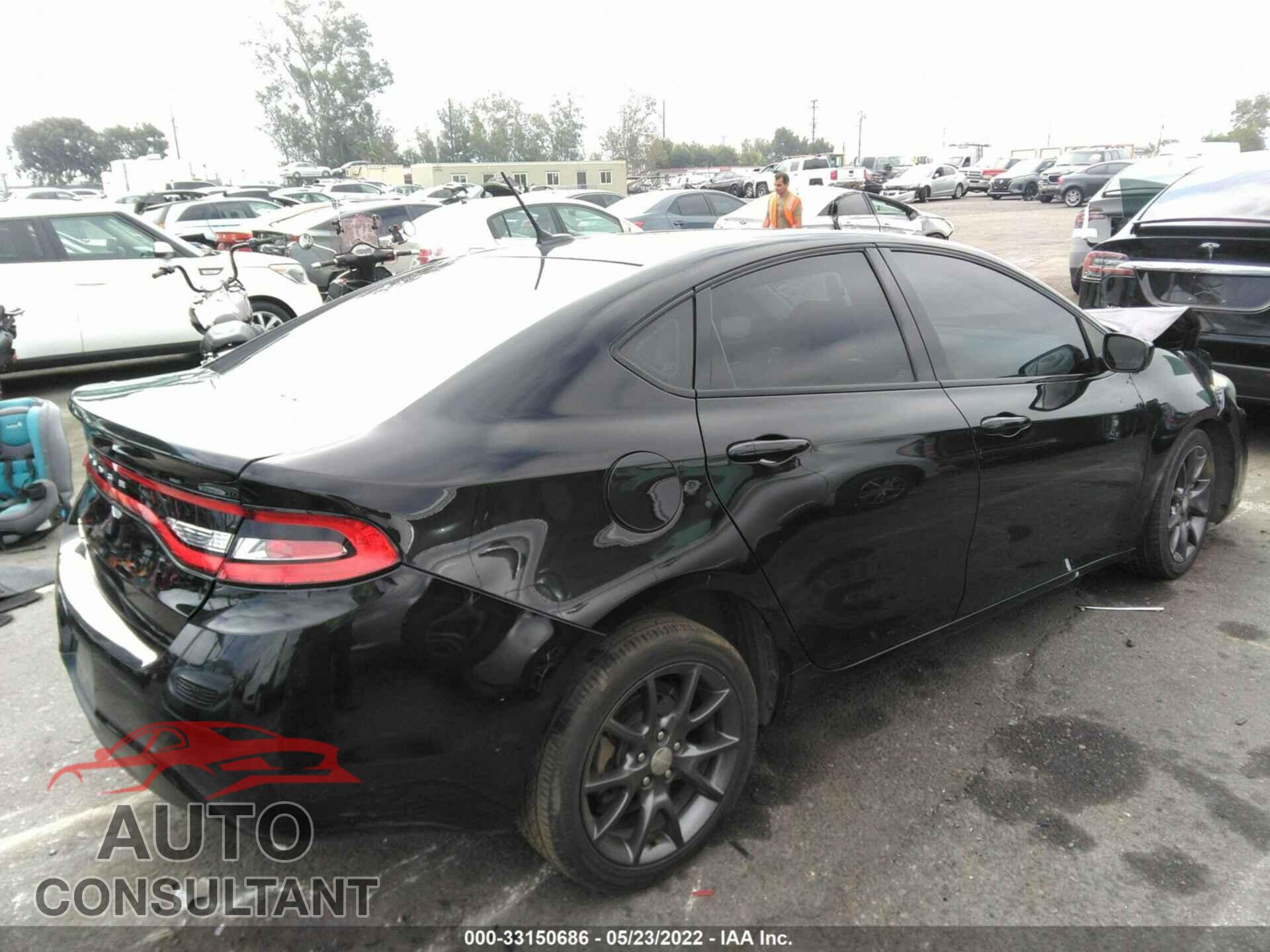 DODGE DART 2016 - 1C3CDFAA8GD530185