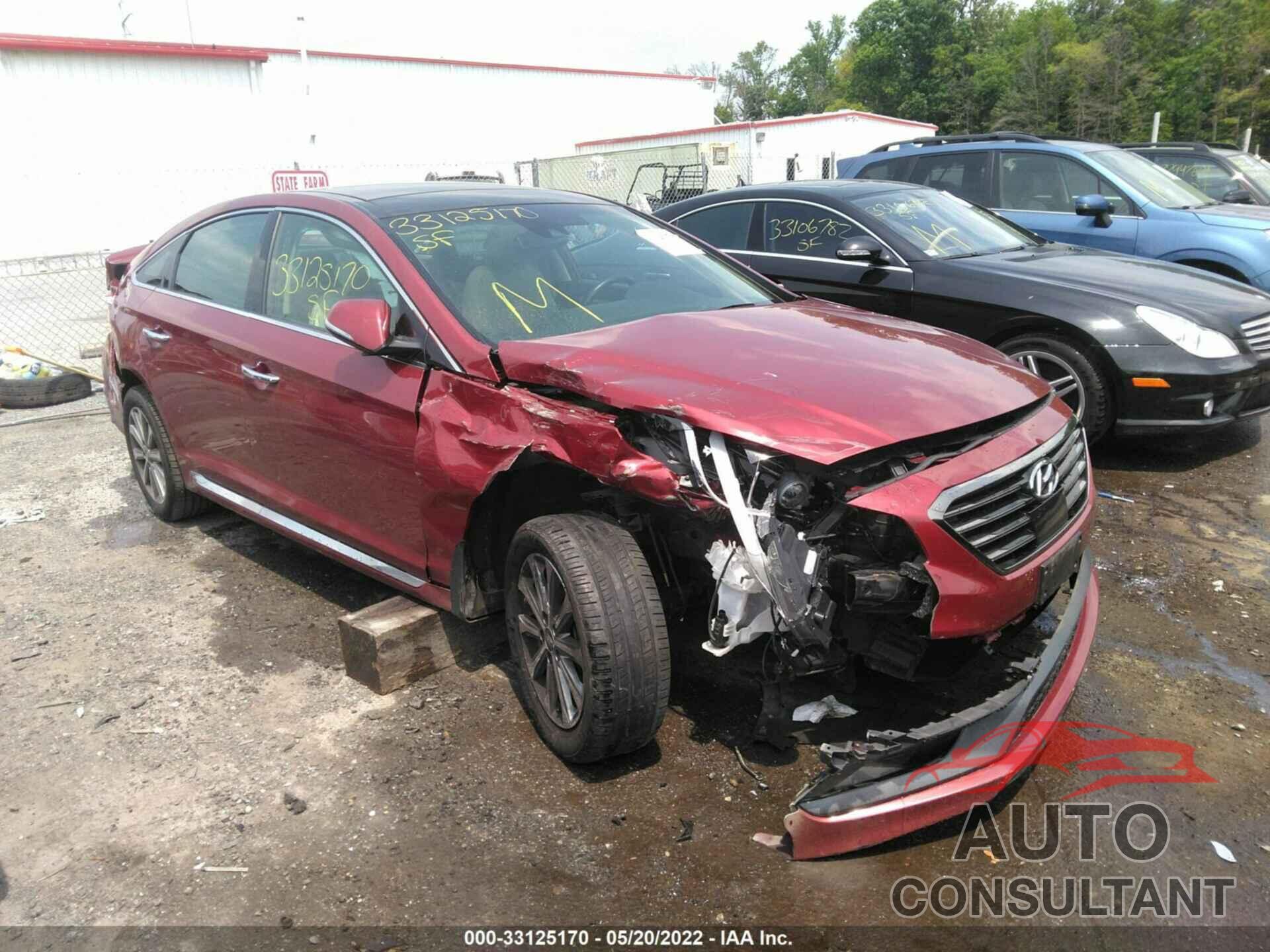 HYUNDAI SONATA 2016 - 5NPE34AF9GH290985