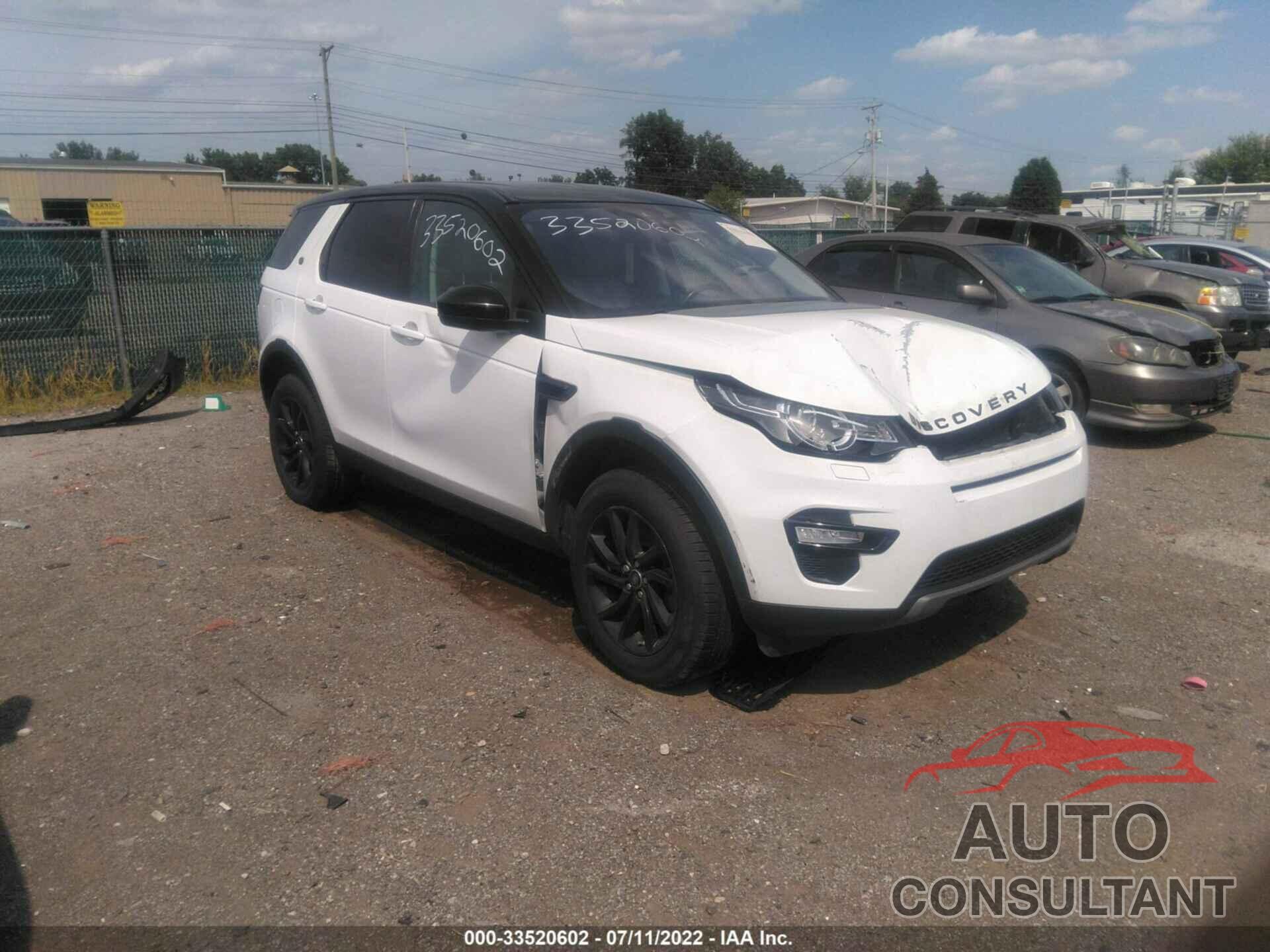 LAND ROVER DISCOVERY SPORT 2017 - SALCP2BG3HH698317