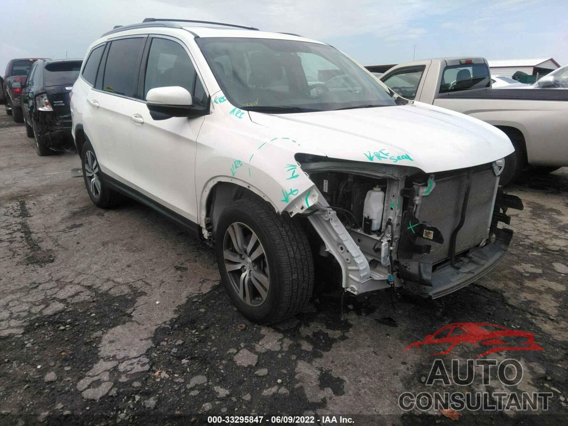 HONDA PILOT 2017 - 5FNYF5H53HB017662