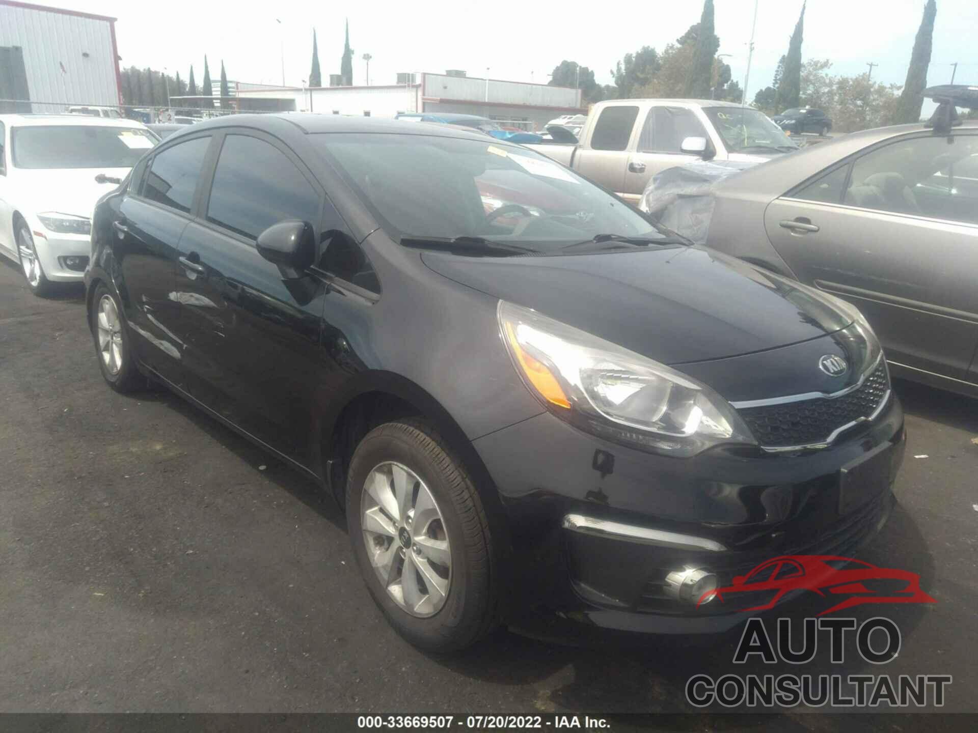 KIA RIO 2016 - KNADN4A31G6676397