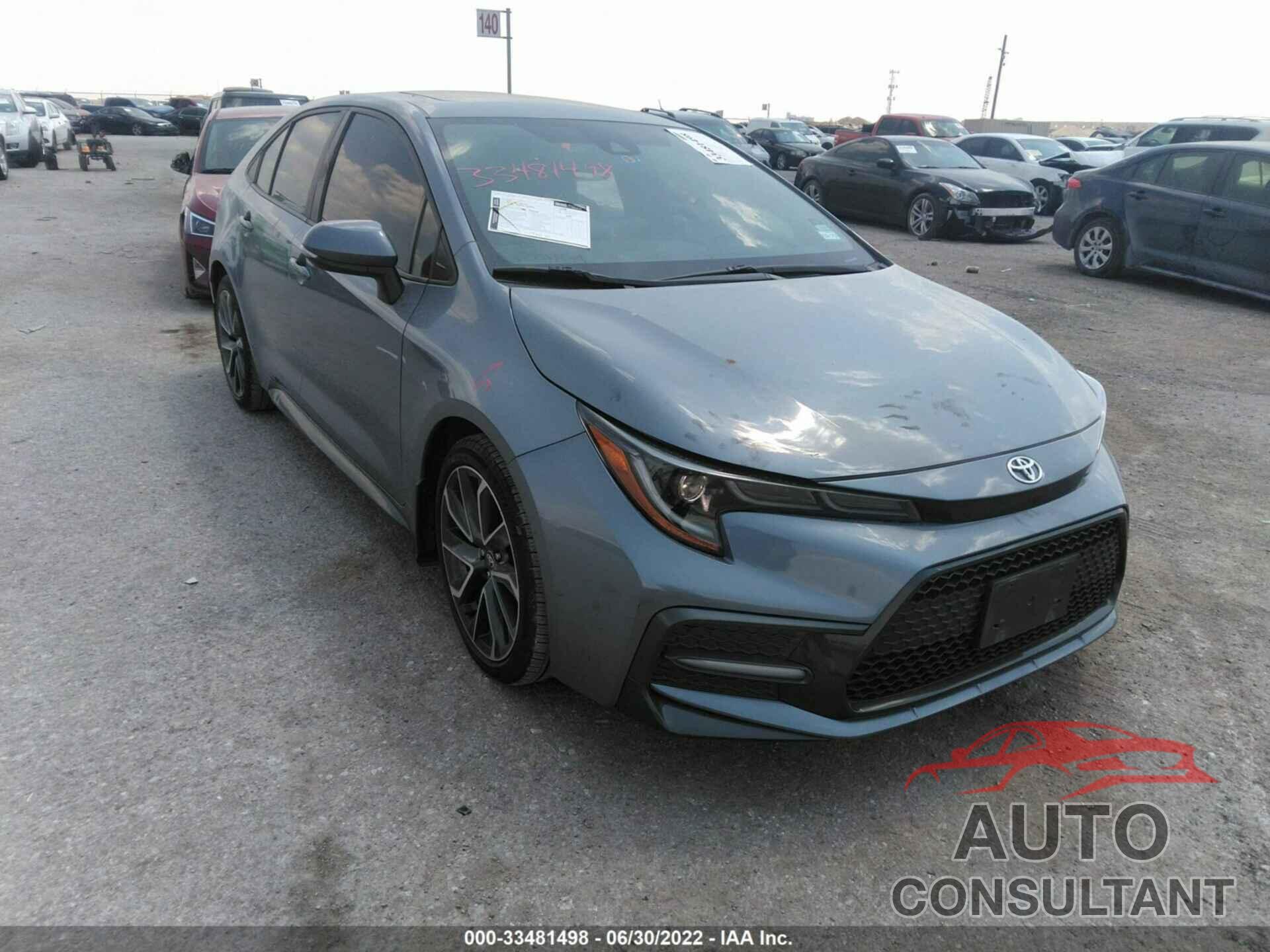 TOYOTA COROLLA 2020 - 5YFP4RCE0LP013565