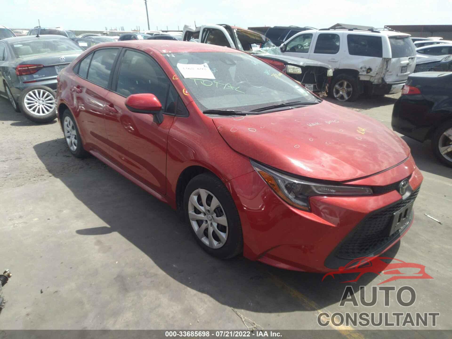 TOYOTA COROLLA 2021 - 5YFEPMAEXMP169165