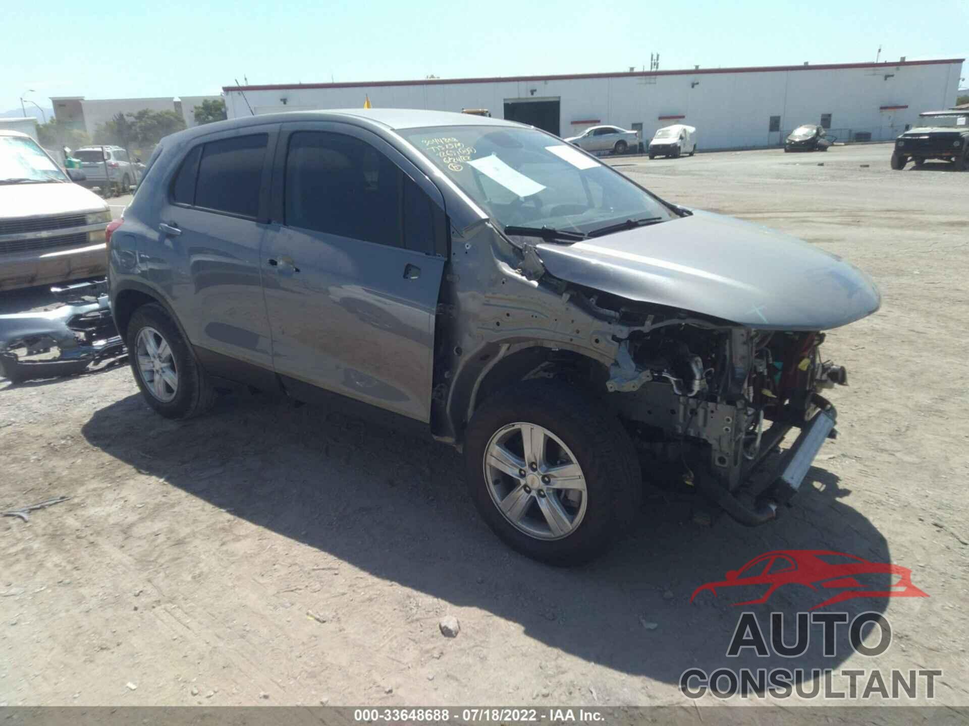 CHEVROLET TRAX 2020 - 3GNCJKSB5LL156876