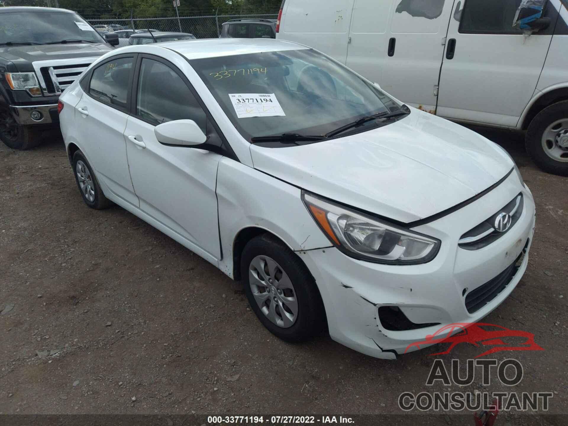 HYUNDAI ACCENT 2016 - KMHCT4AE8GU156842