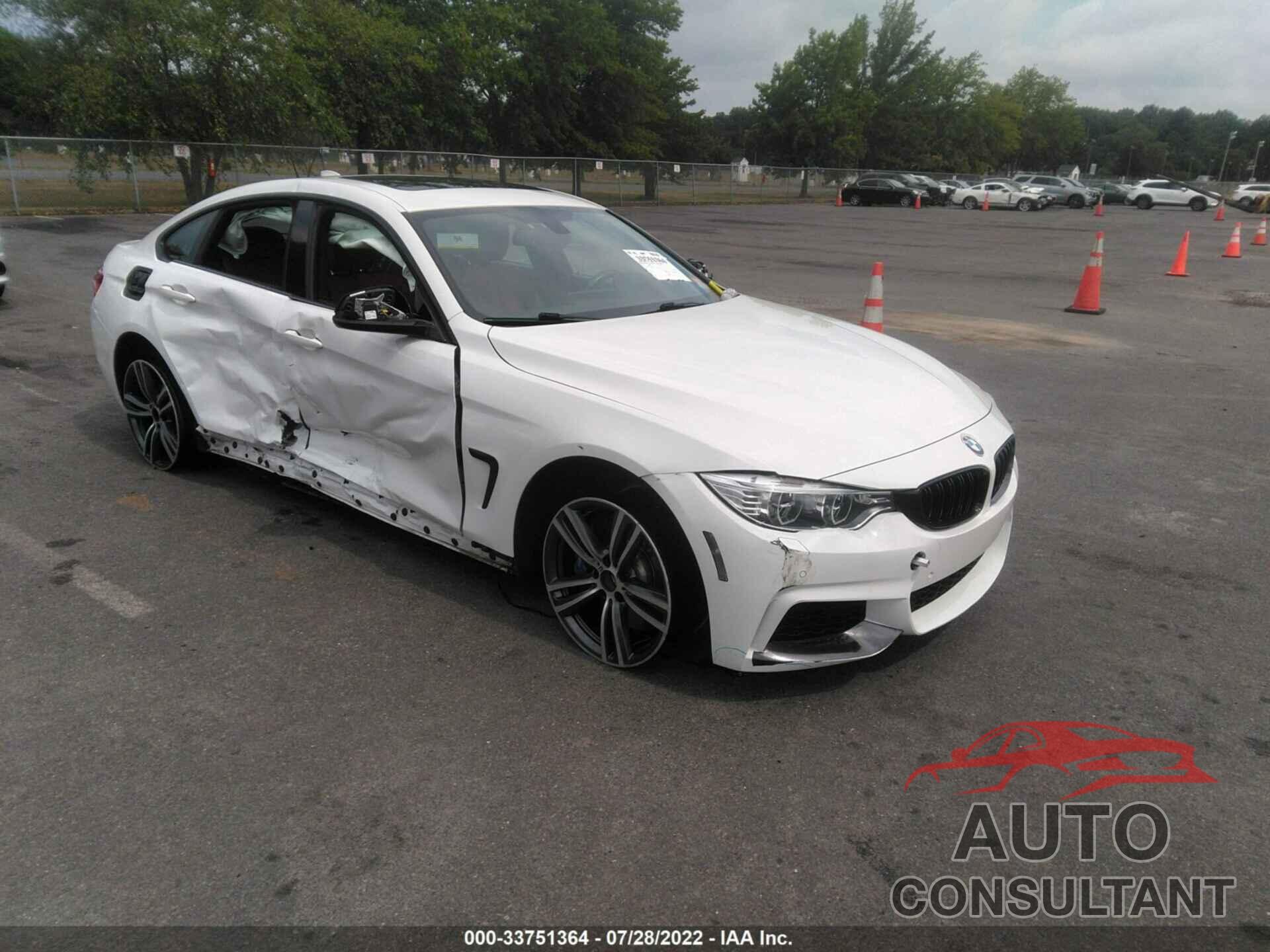 BMW 4 SERIES 2017 - WBA4E5C51HG189197