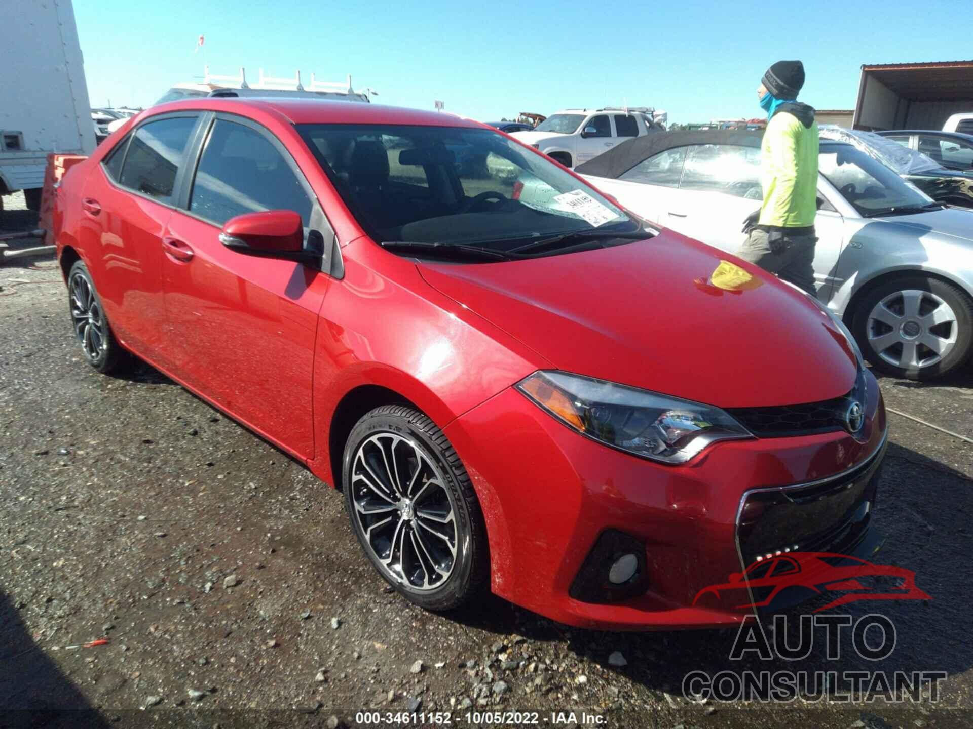 TOYOTA COROLLA 2016 - 2T1BURHE8GC715951