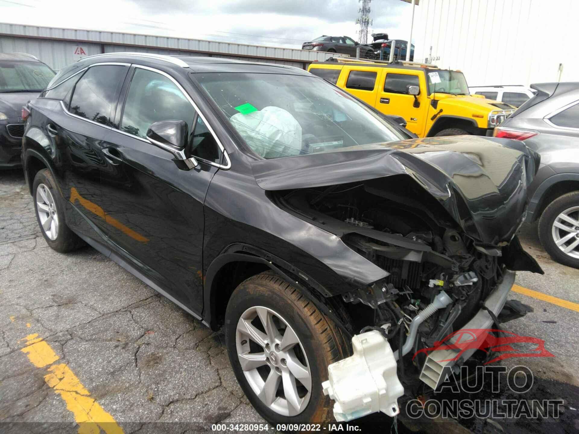 LEXUS RX 350 2016 - 2T2BZMCA6GC024292