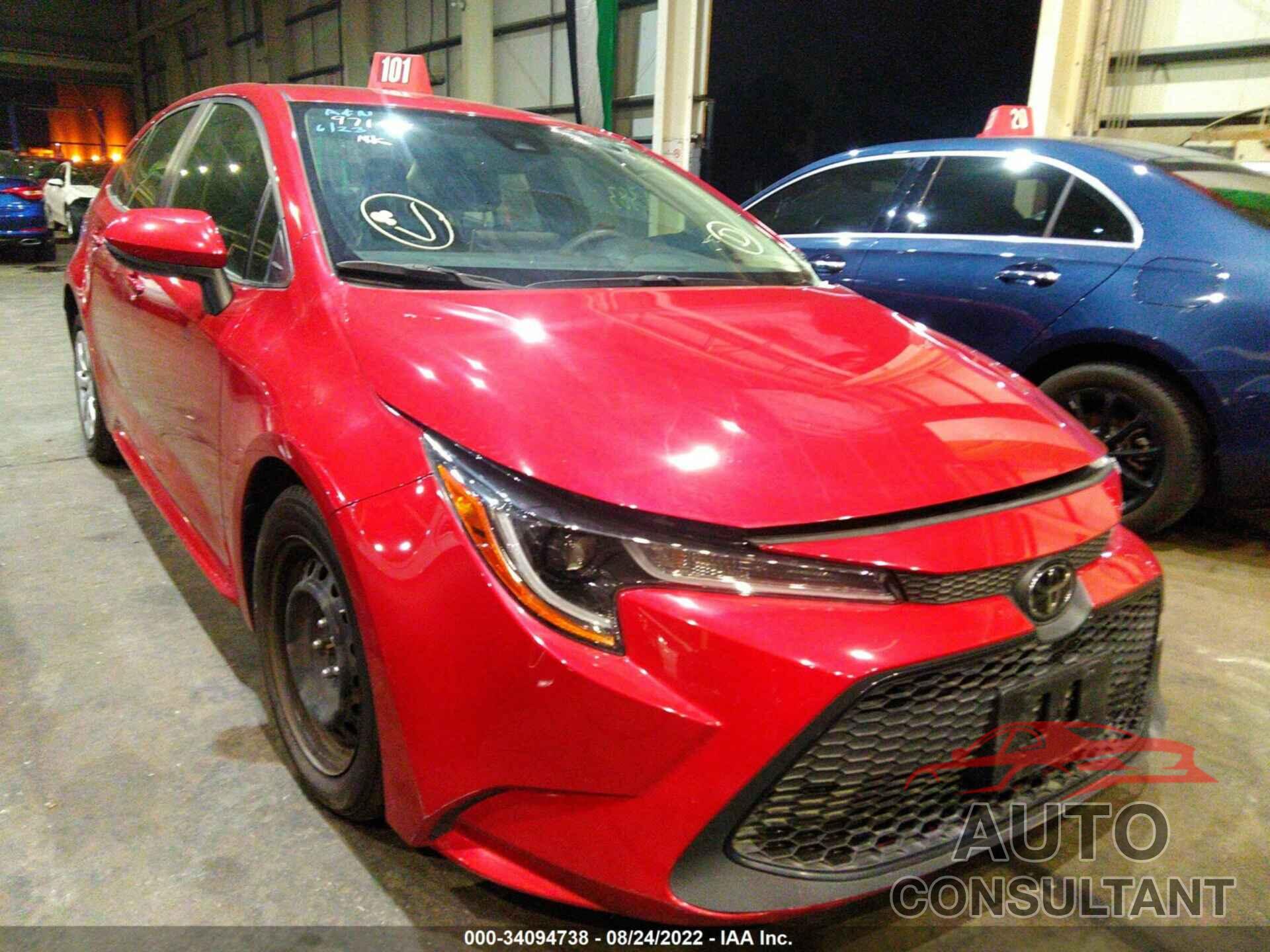 TOYOTA COROLLA 2020 - 00DEPRAE7LJ114527
