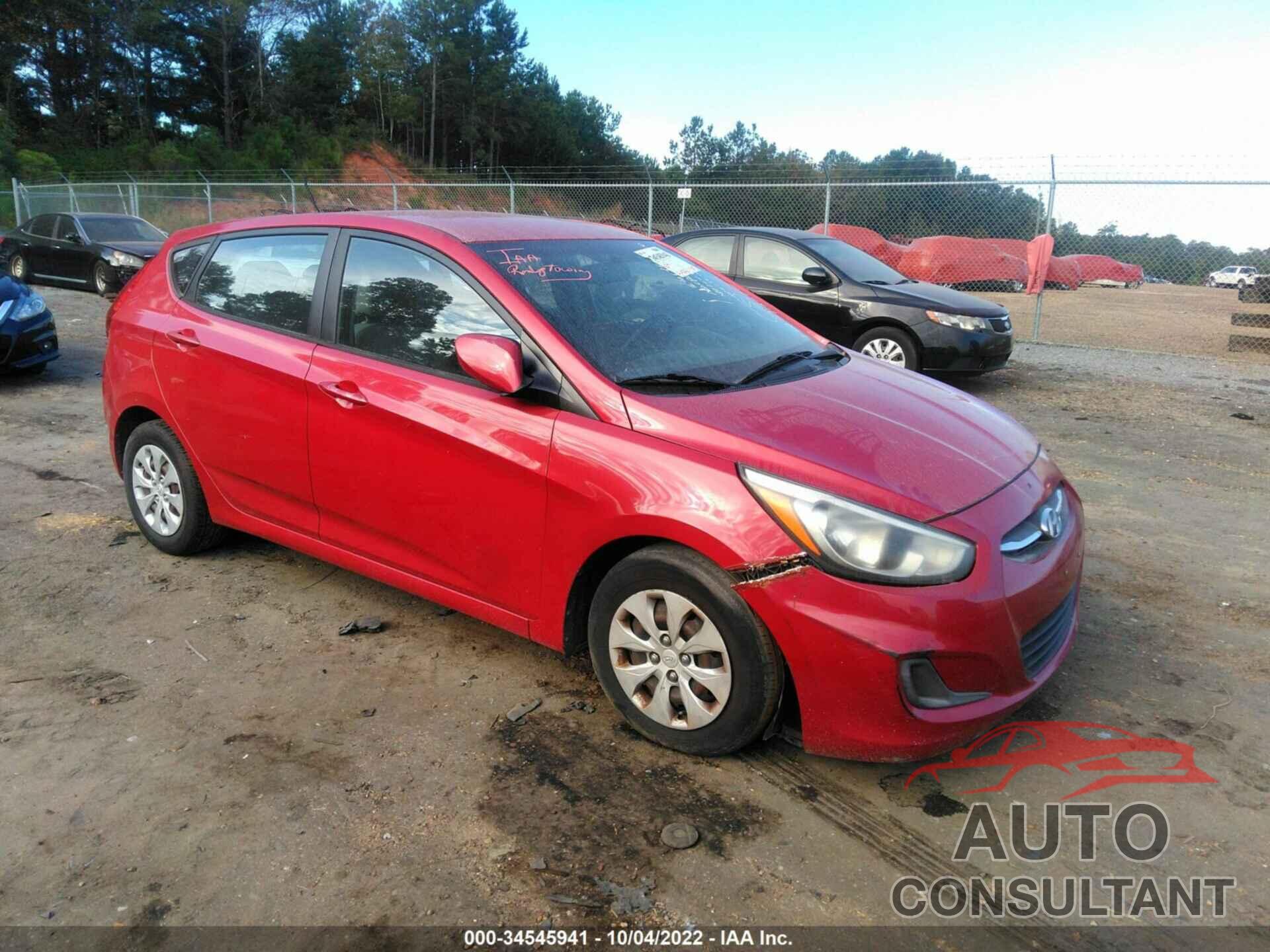 HYUNDAI ACCENT 2016 - KMHCT5AE6GU268139