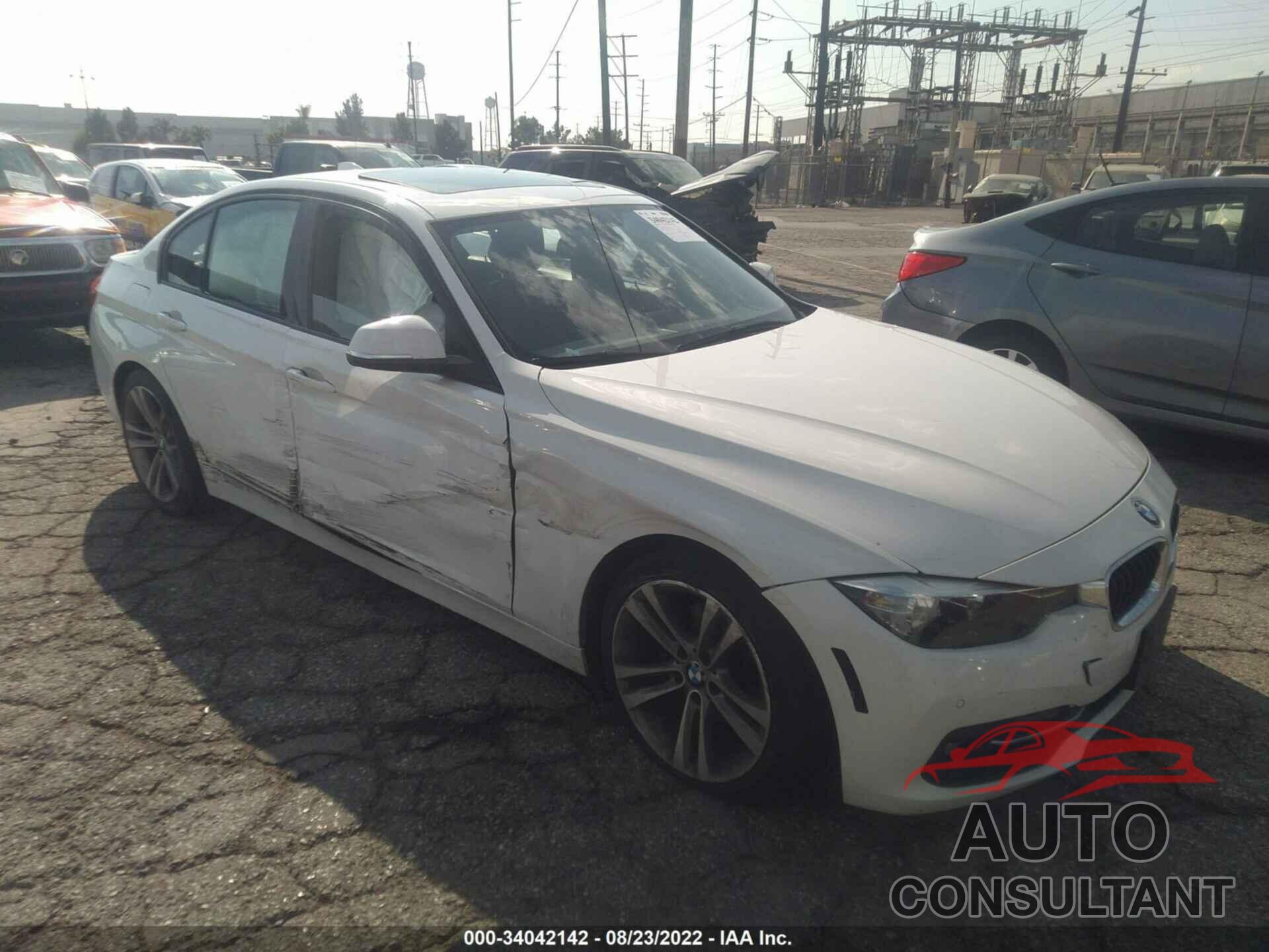 BMW 3 SERIES 2016 - WBA8E9G55GNT42600