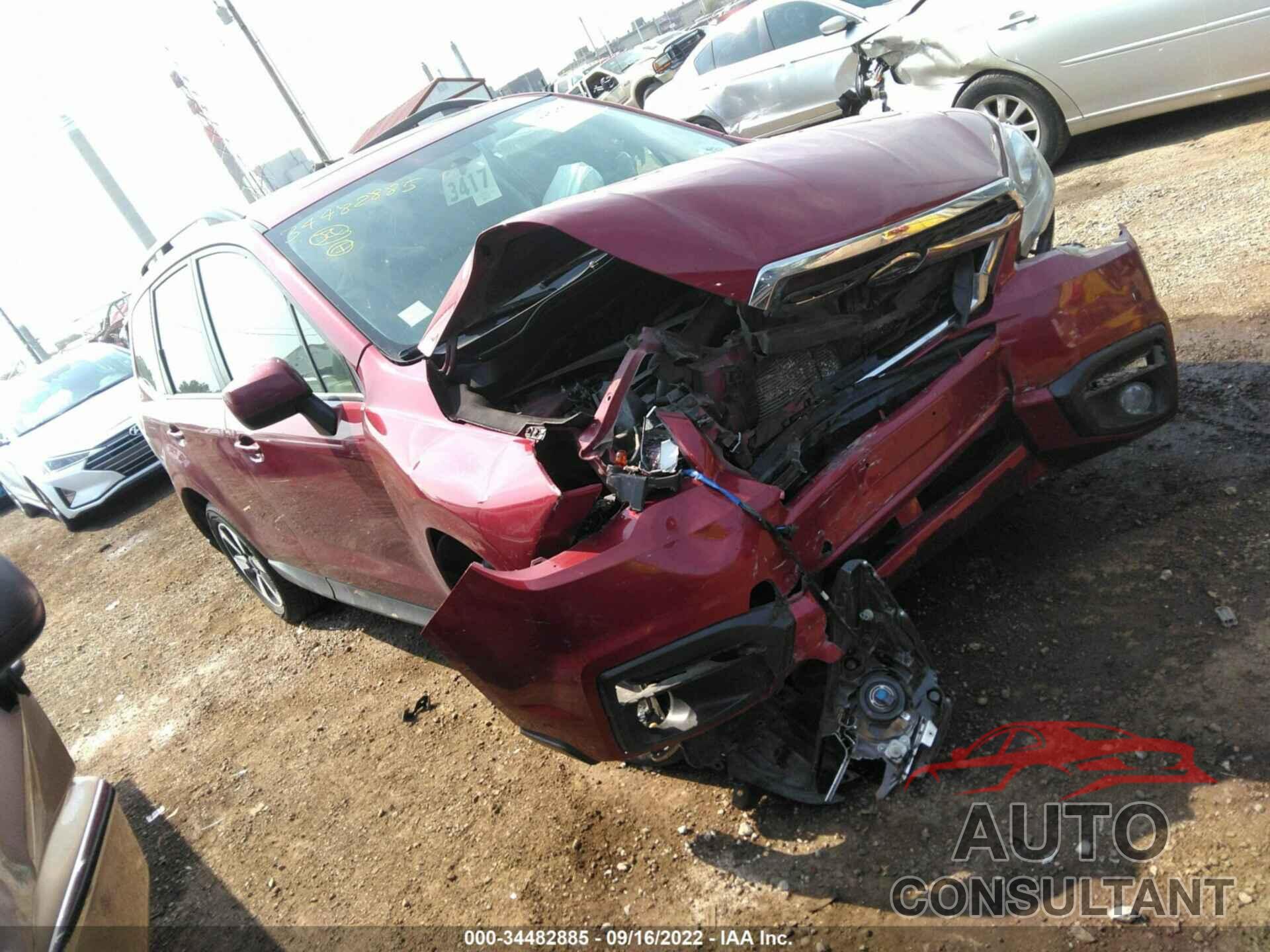 SUBARU FORESTER 2017 - JF2SJAGC6HH448088