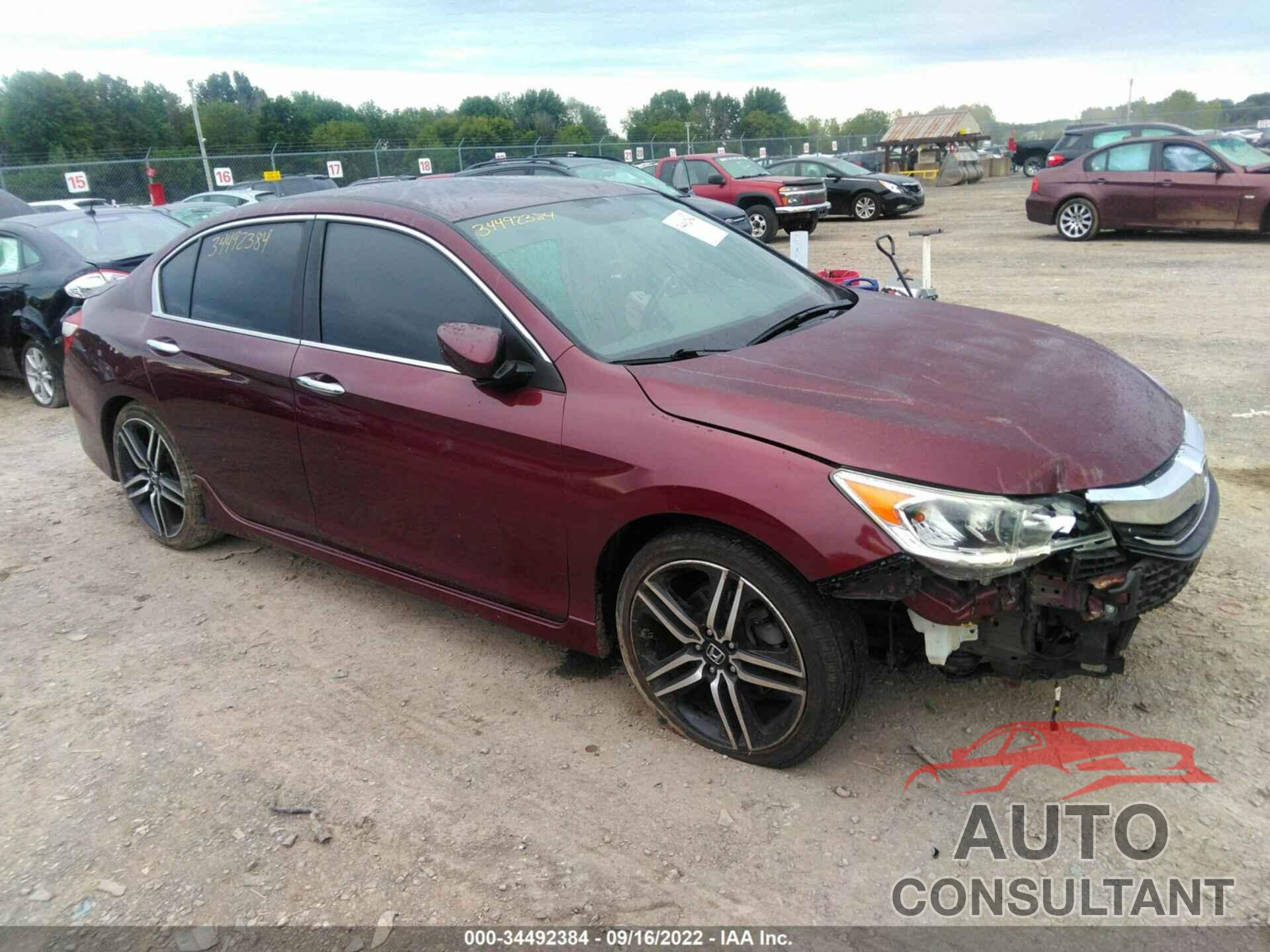 HONDA ACCORD SEDAN 2017 - 1HGCR2F51HA029726