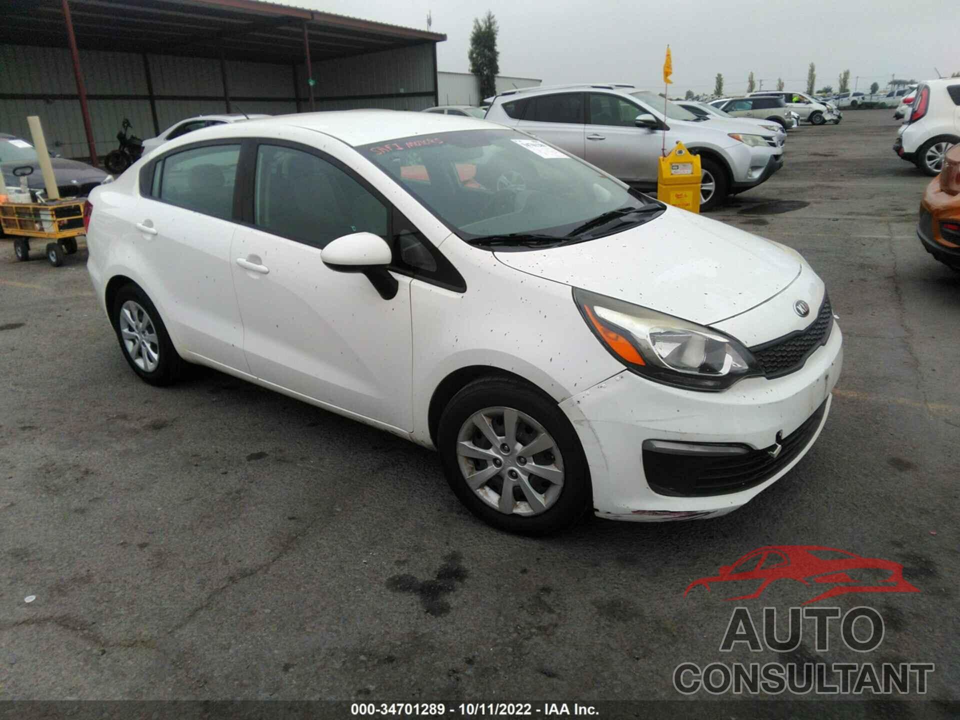 KIA RIO 2017 - KNADM4A37H6028924