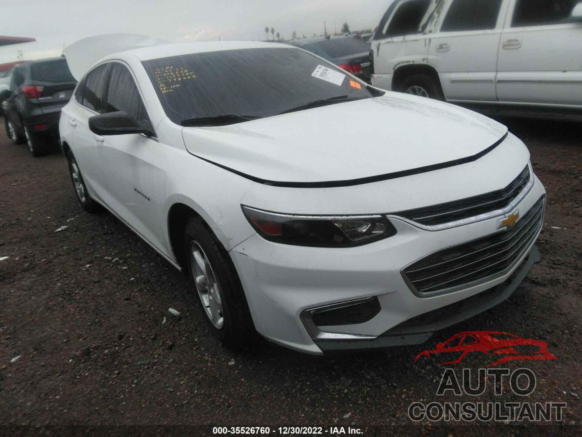 CHEVROLET MALIBU 2017 - 1G1ZB5STXHF202528